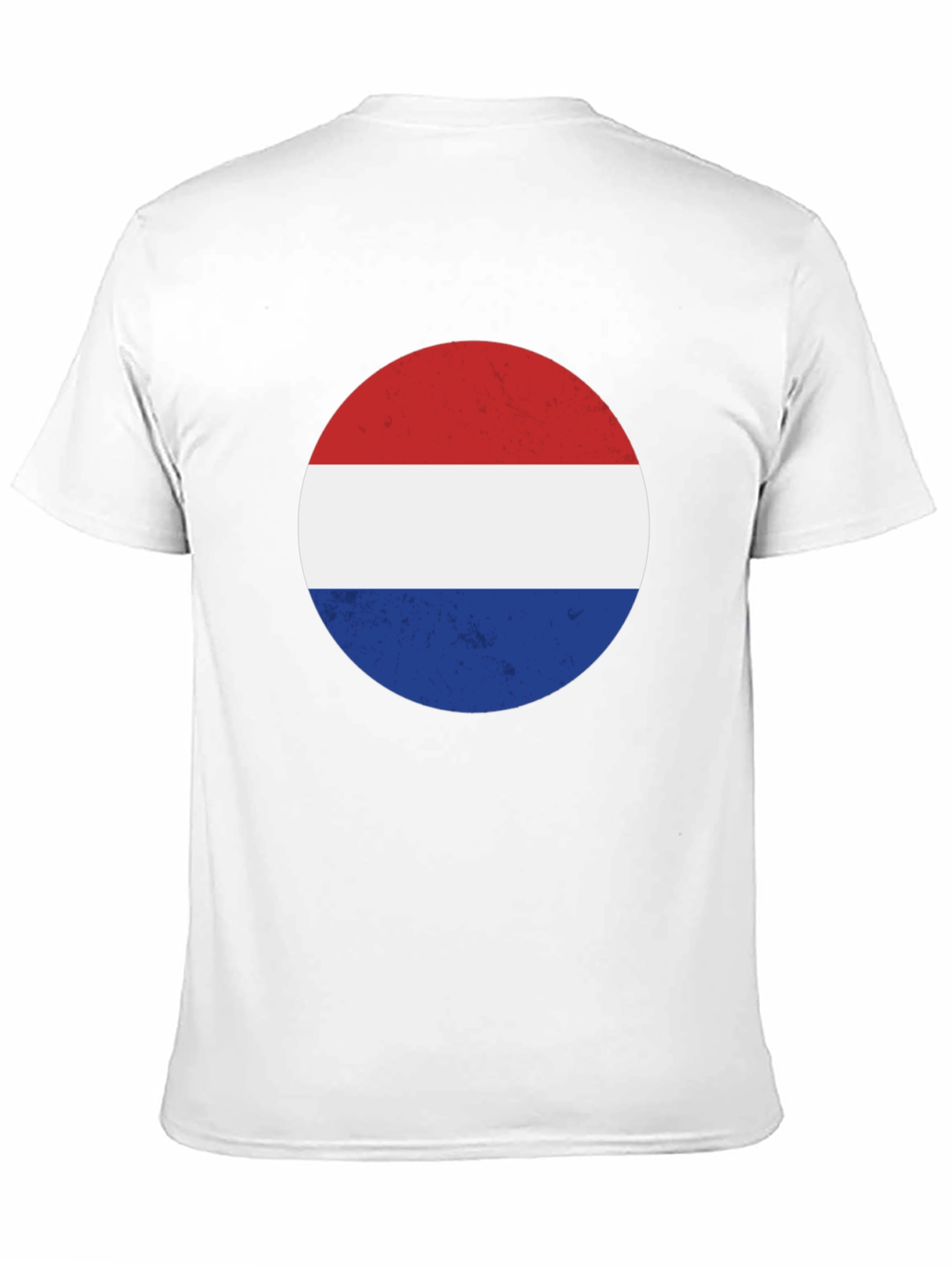 Retro Dutch Flag Graphic Tee - Black