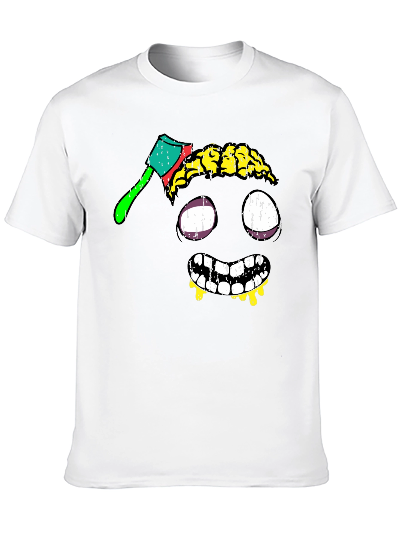 Zombie Brain Axe T-Shirt