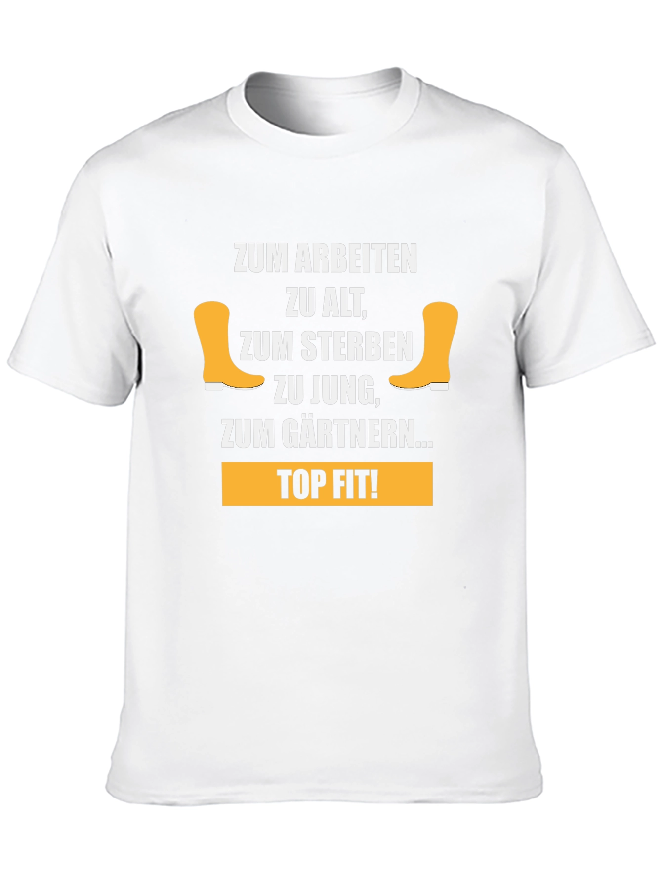 Gardening T-Shirt - Zum Gärtnern... Top Fit!