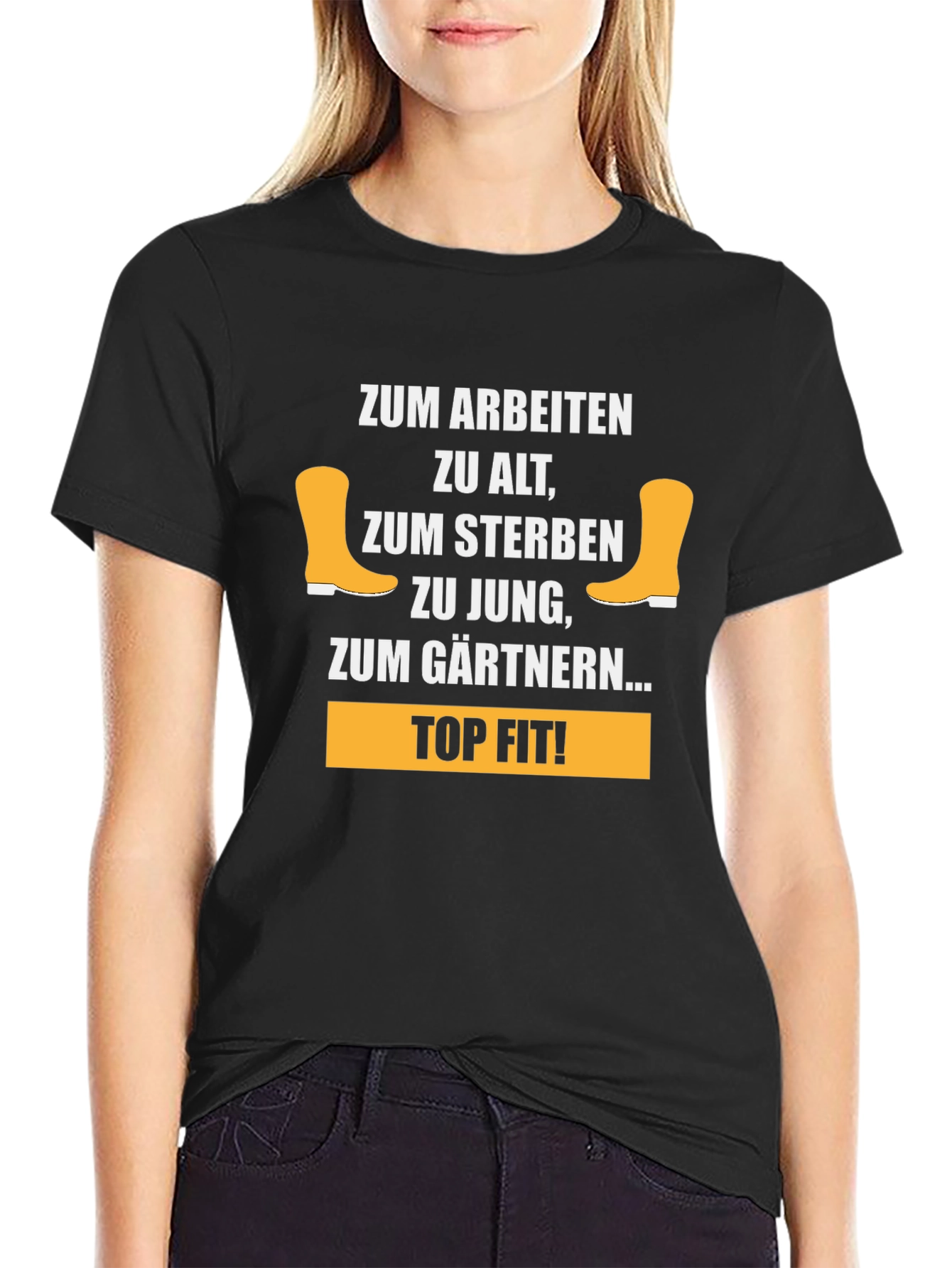 Gardening T-Shirt - Zum Gärtnern... Top Fit!