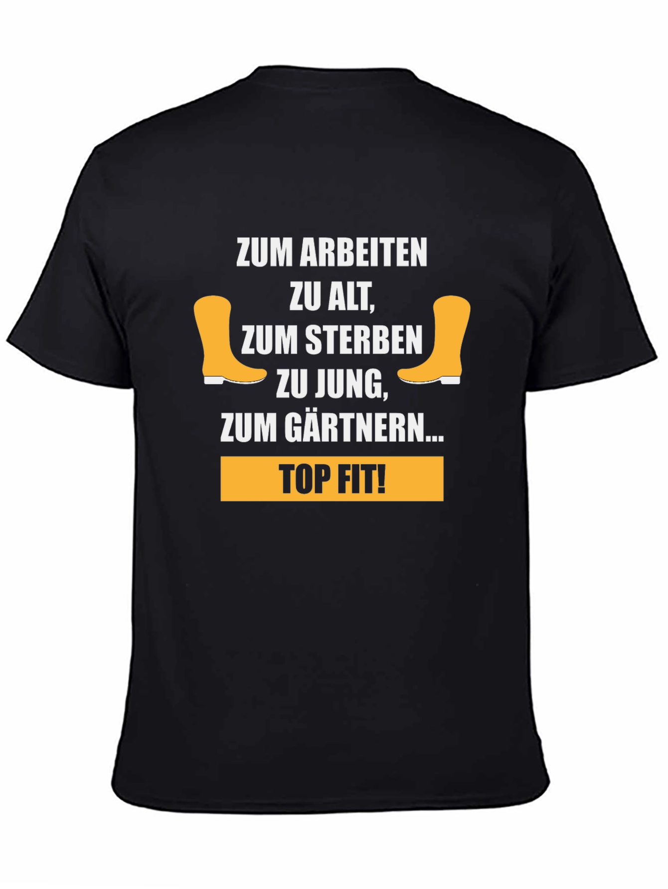Gardening T-Shirt - Zum Gärtnern... Top Fit!