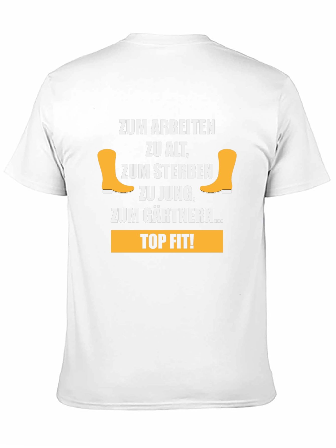 Gardening T-Shirt - Zum Gärtnern... Top Fit!
