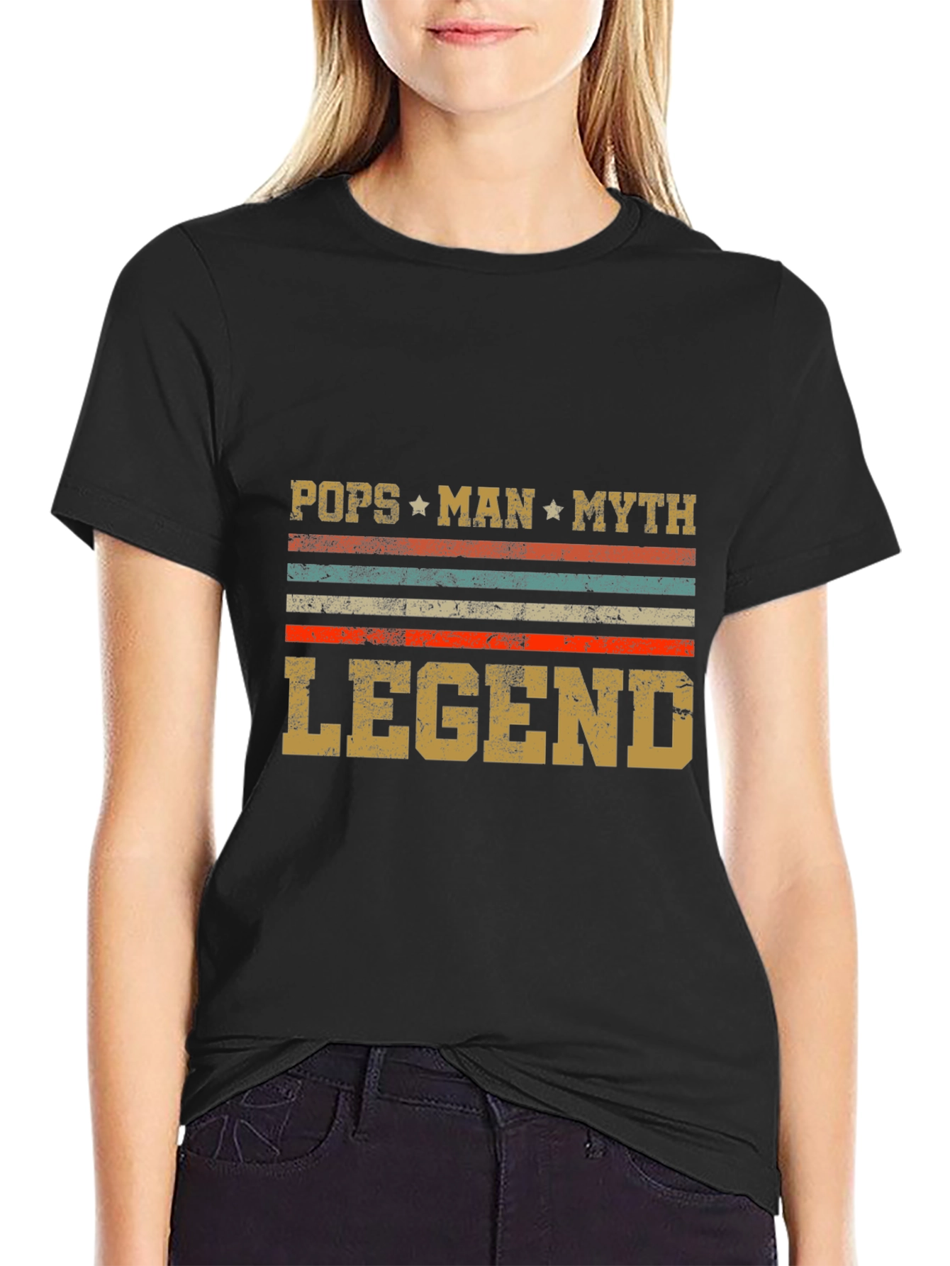Pops Man Myth Legend Graphic Tee
