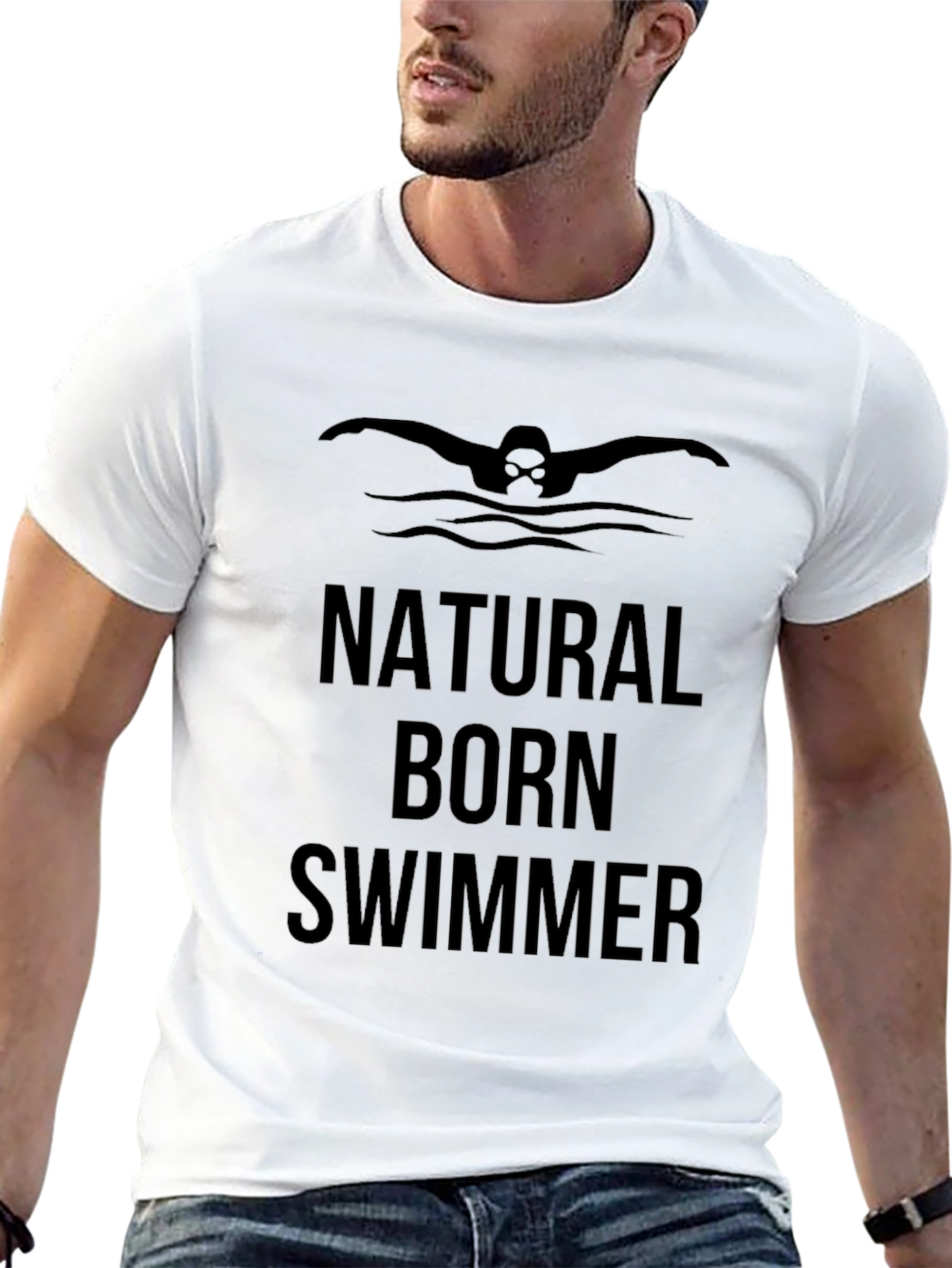 Natural Born Swimmer Graphic Tee