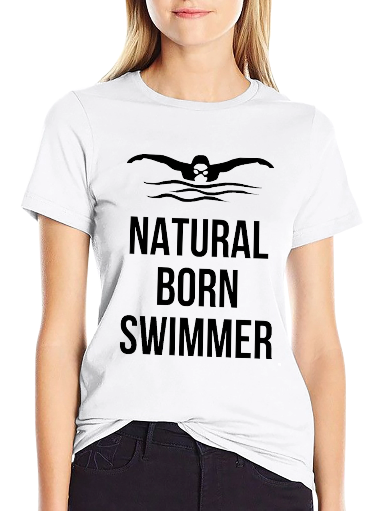 Natural Born Swimmer Graphic Tee