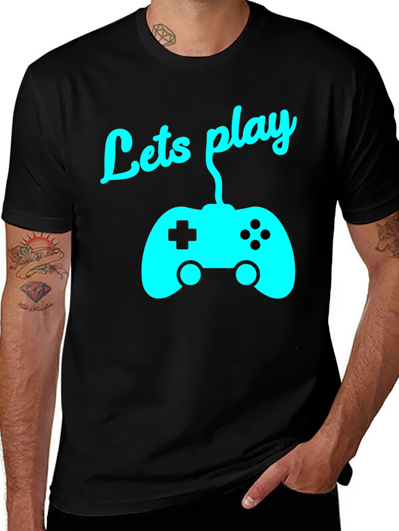 Lets Play Gaming T-Shirt for Gamers