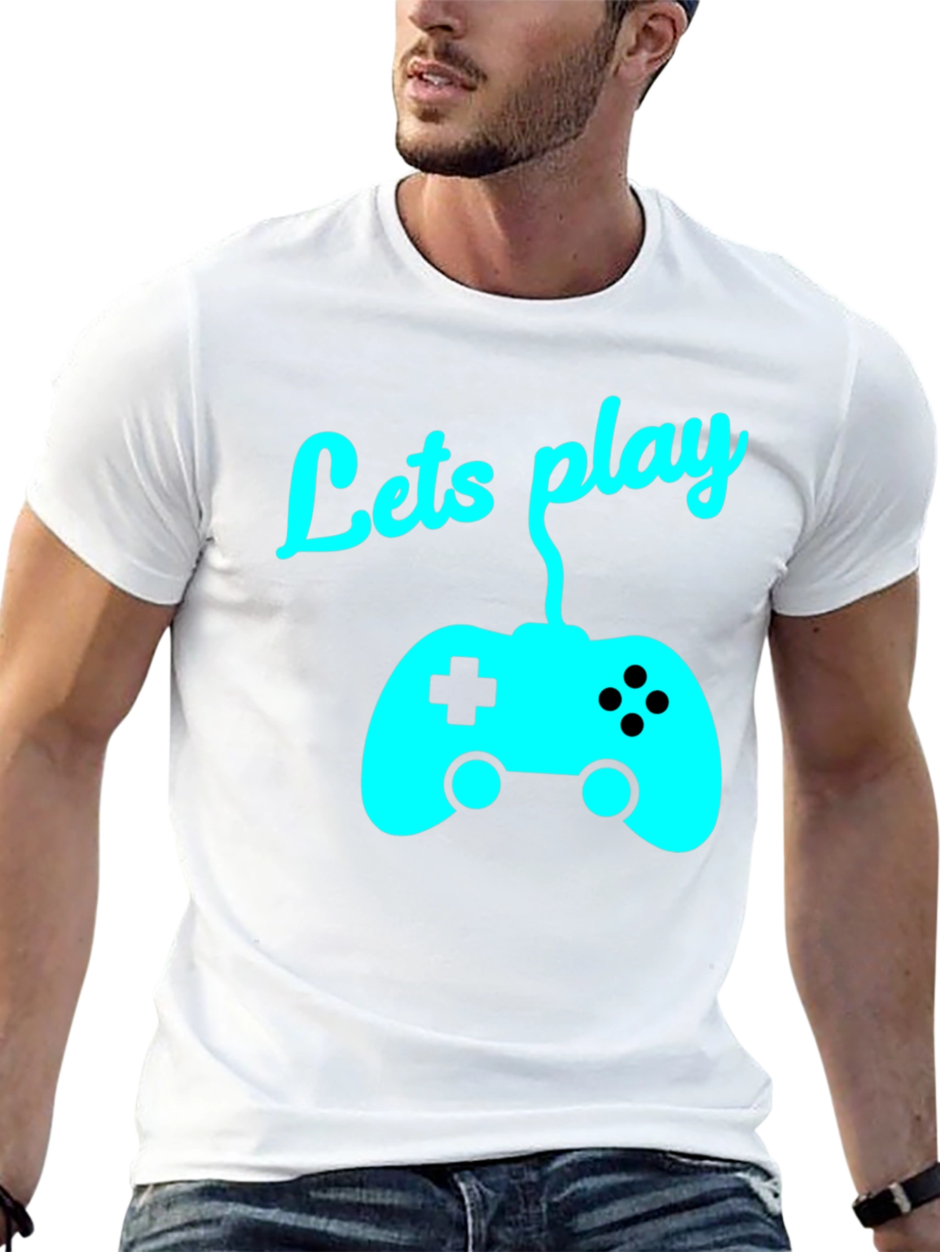 Lets Play Gaming T-Shirt for Gamers