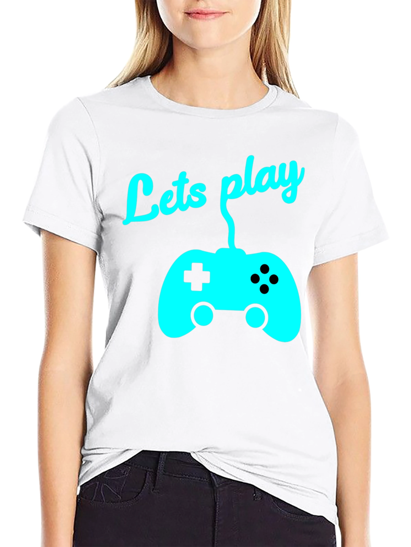 Lets Play Gaming T-Shirt for Gamers