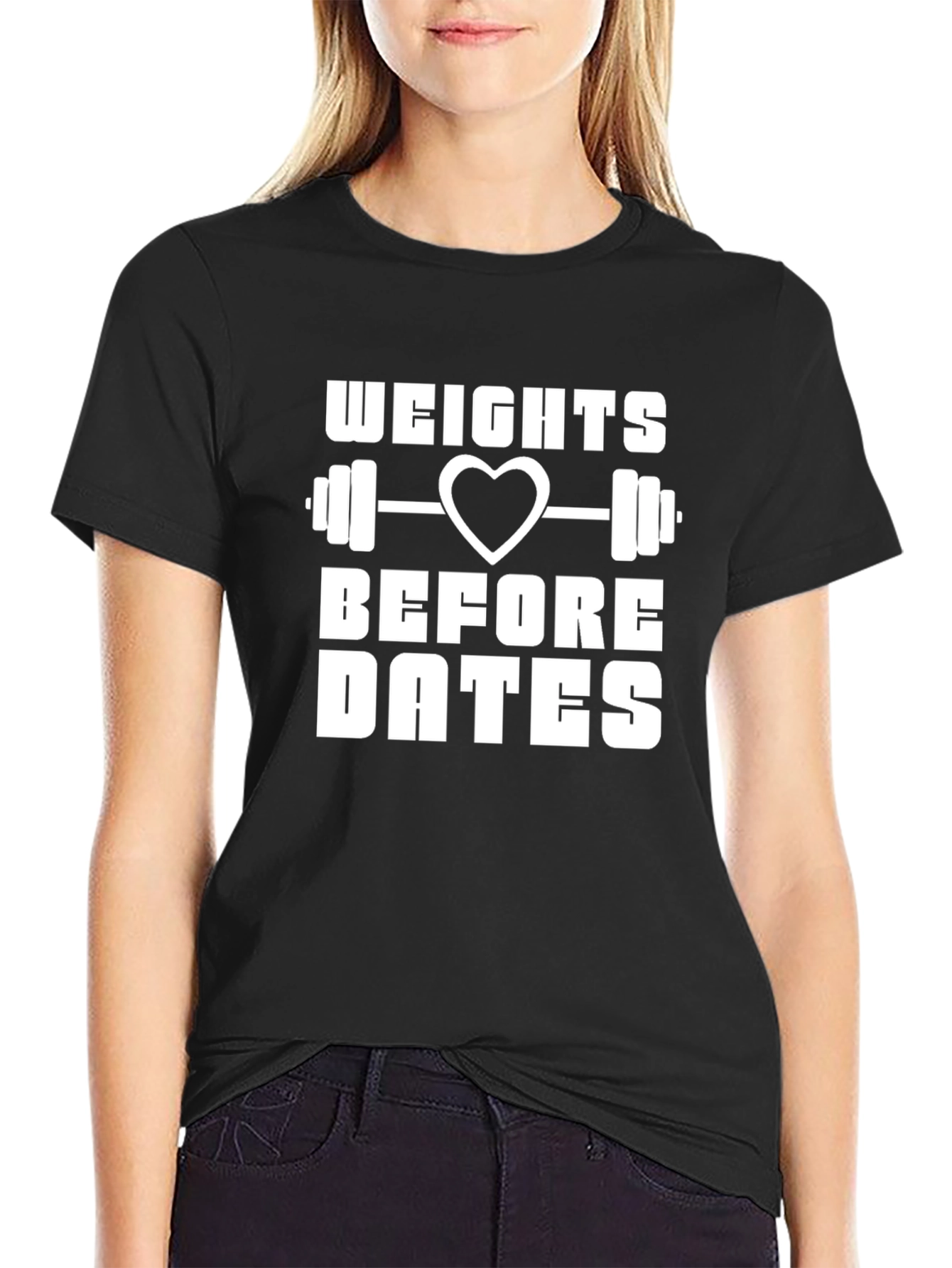 Weights Before Dates Funny Gym T-Shirt