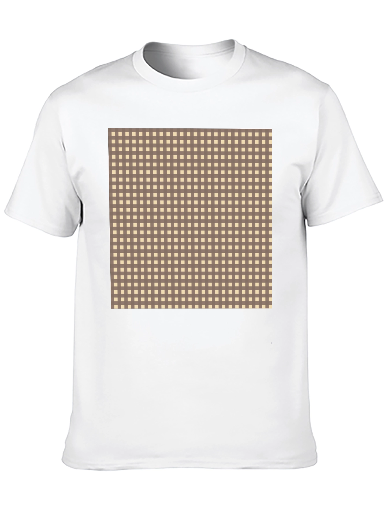Checkered Patterned T-Shirt