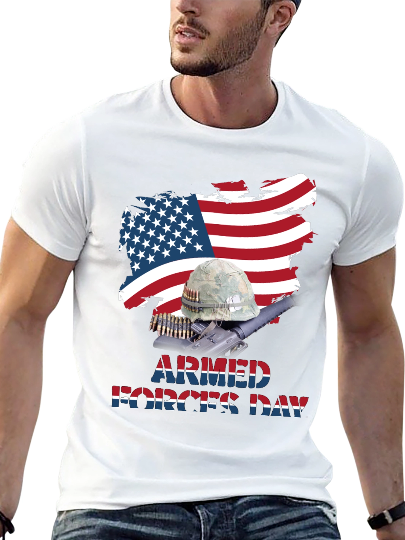 Armed Forces Day Graphic T-Shirt