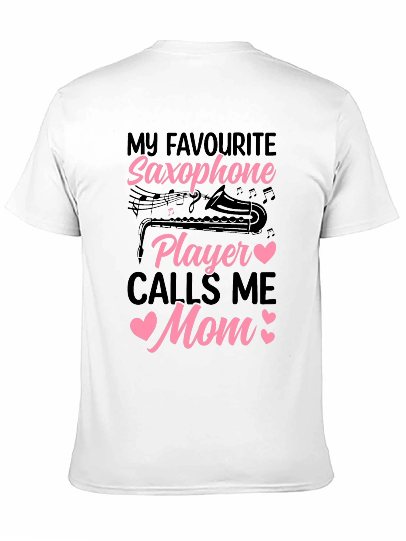 Saxophone Mom T-Shirt - Musical Gift for Mothers
