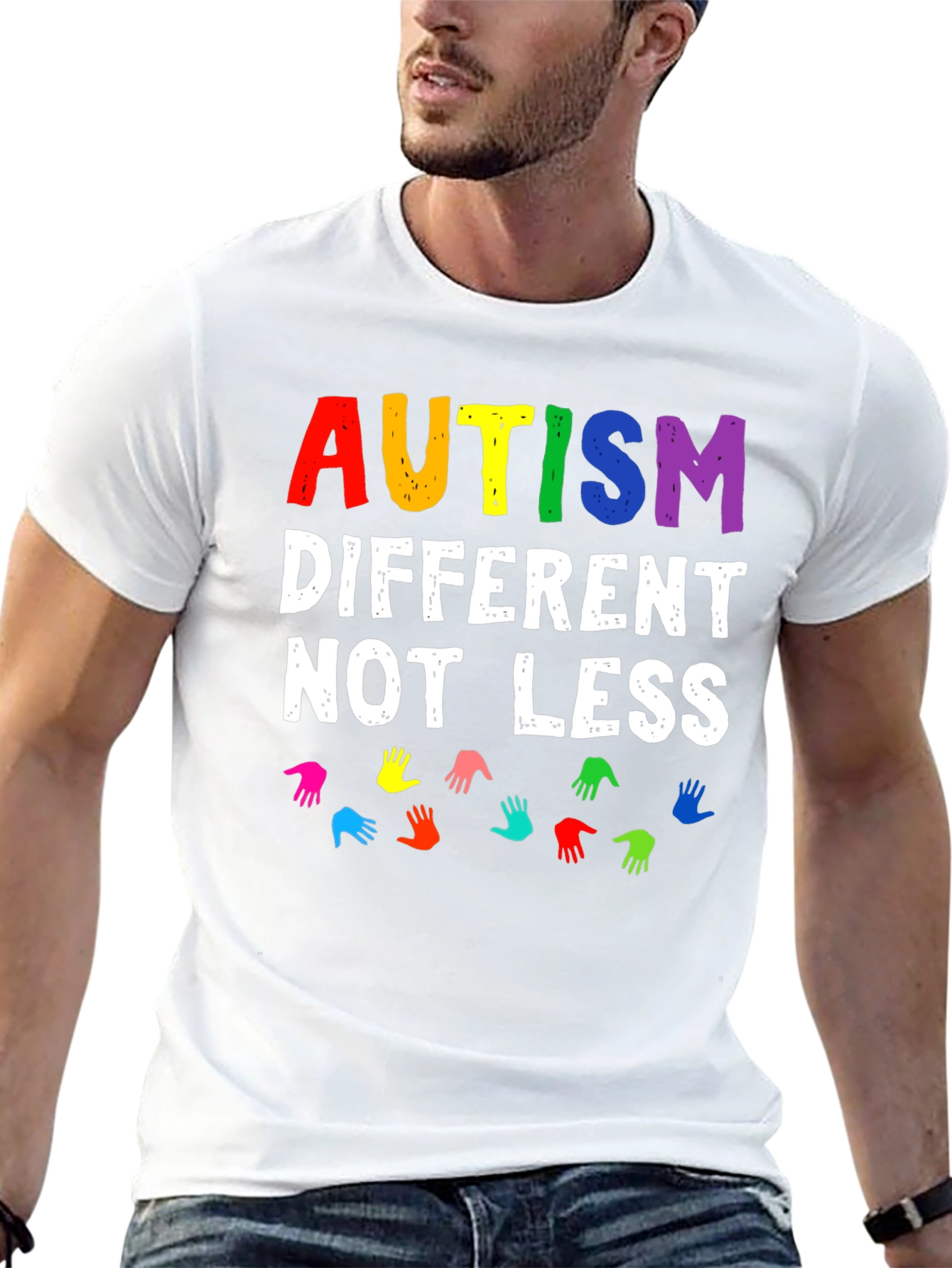 Autism Awareness T-Shirt - Different Not Less