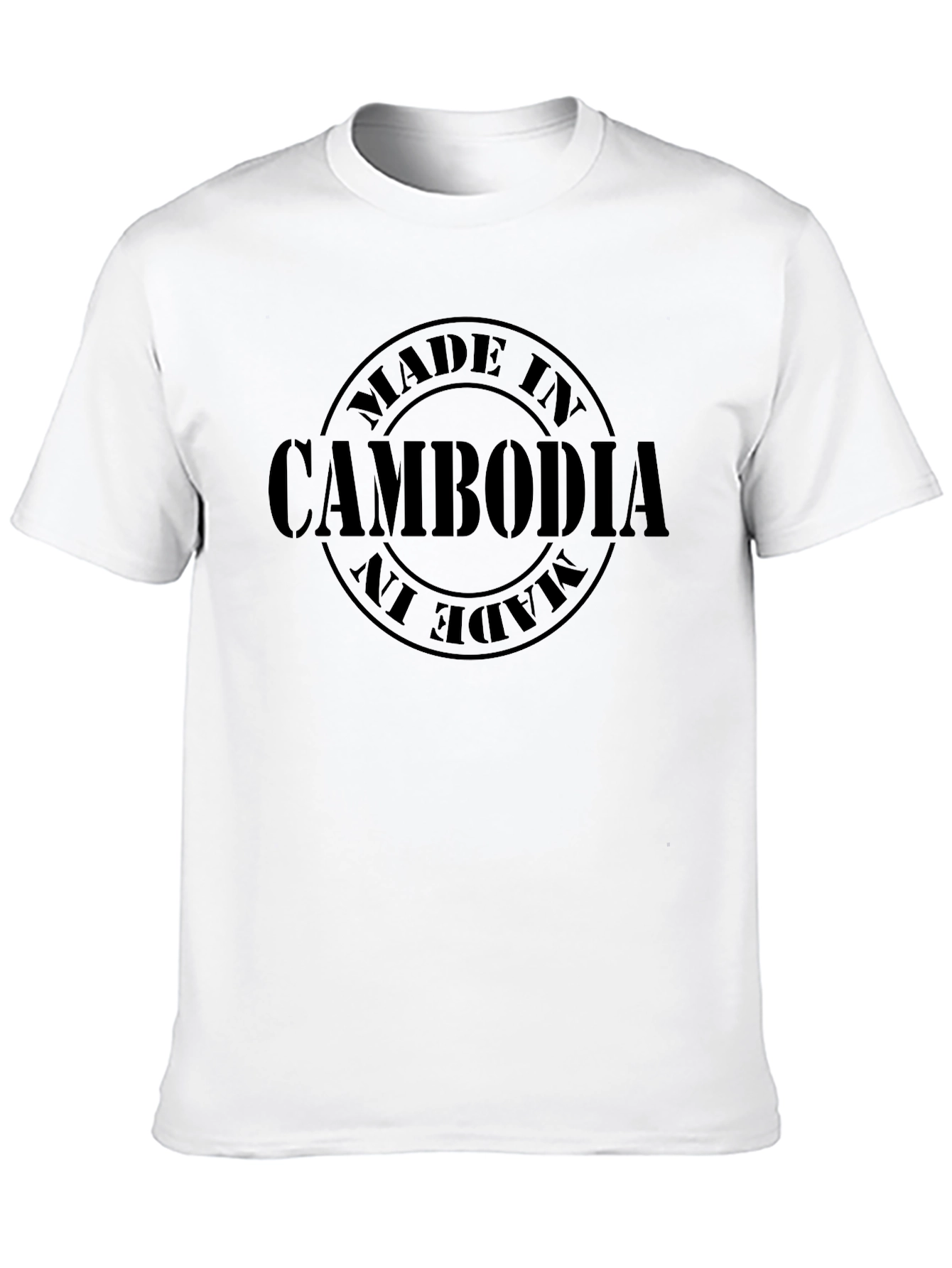 Made in Cambodia T-Shirt - Round Design