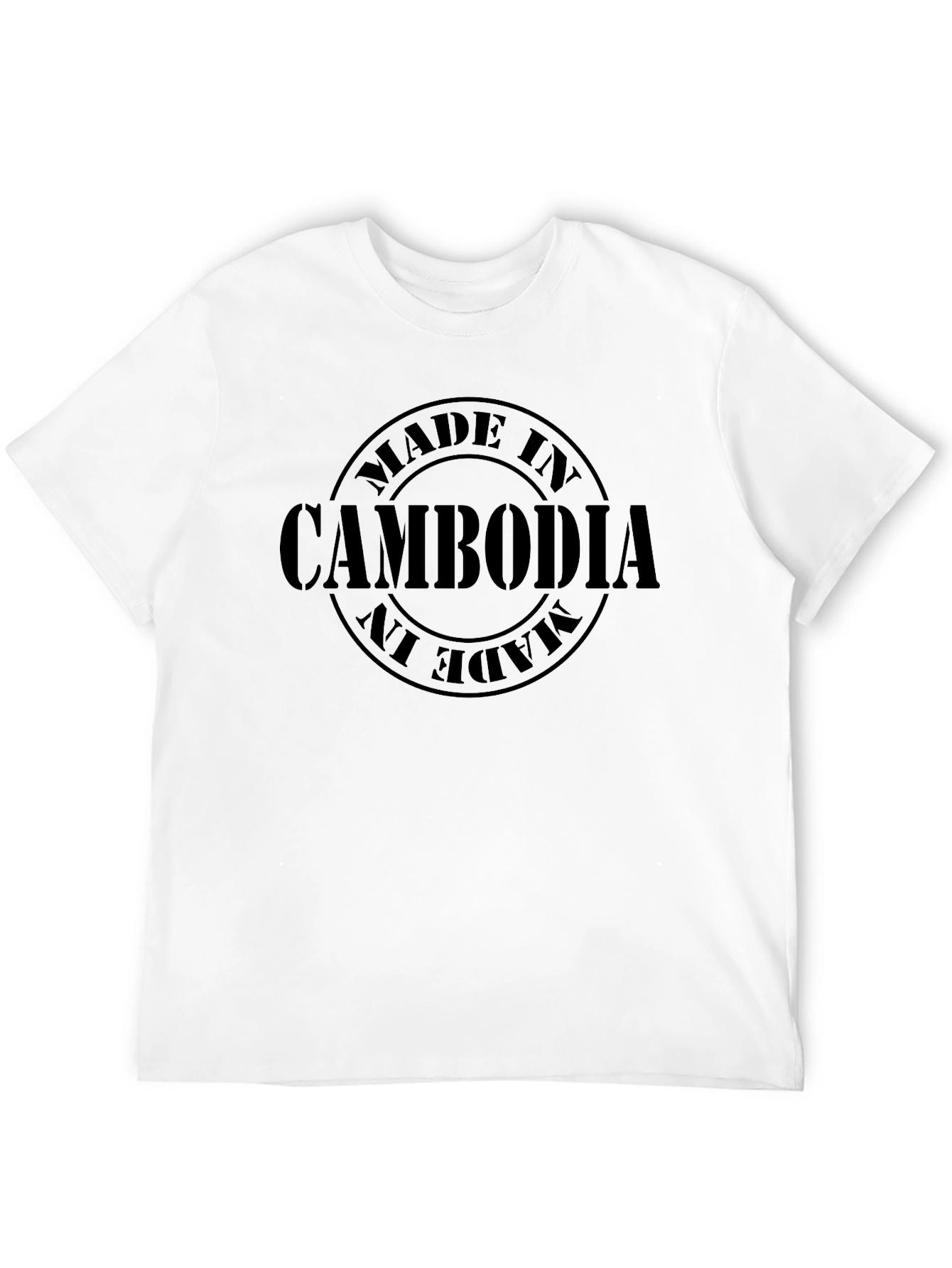 Made in Cambodia T-Shirt - Round Design