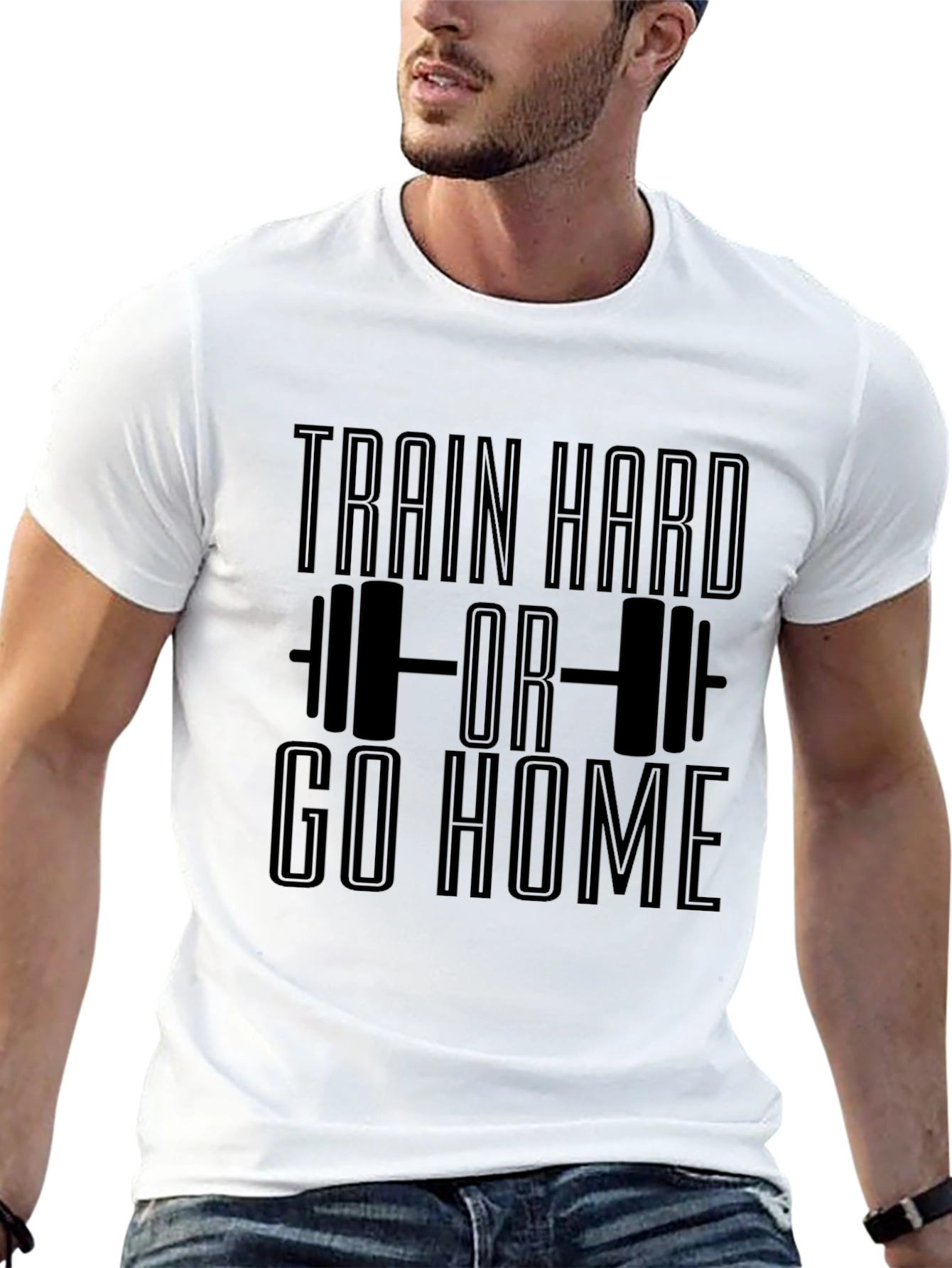 Train Hard or Go Home Black T-Shirt