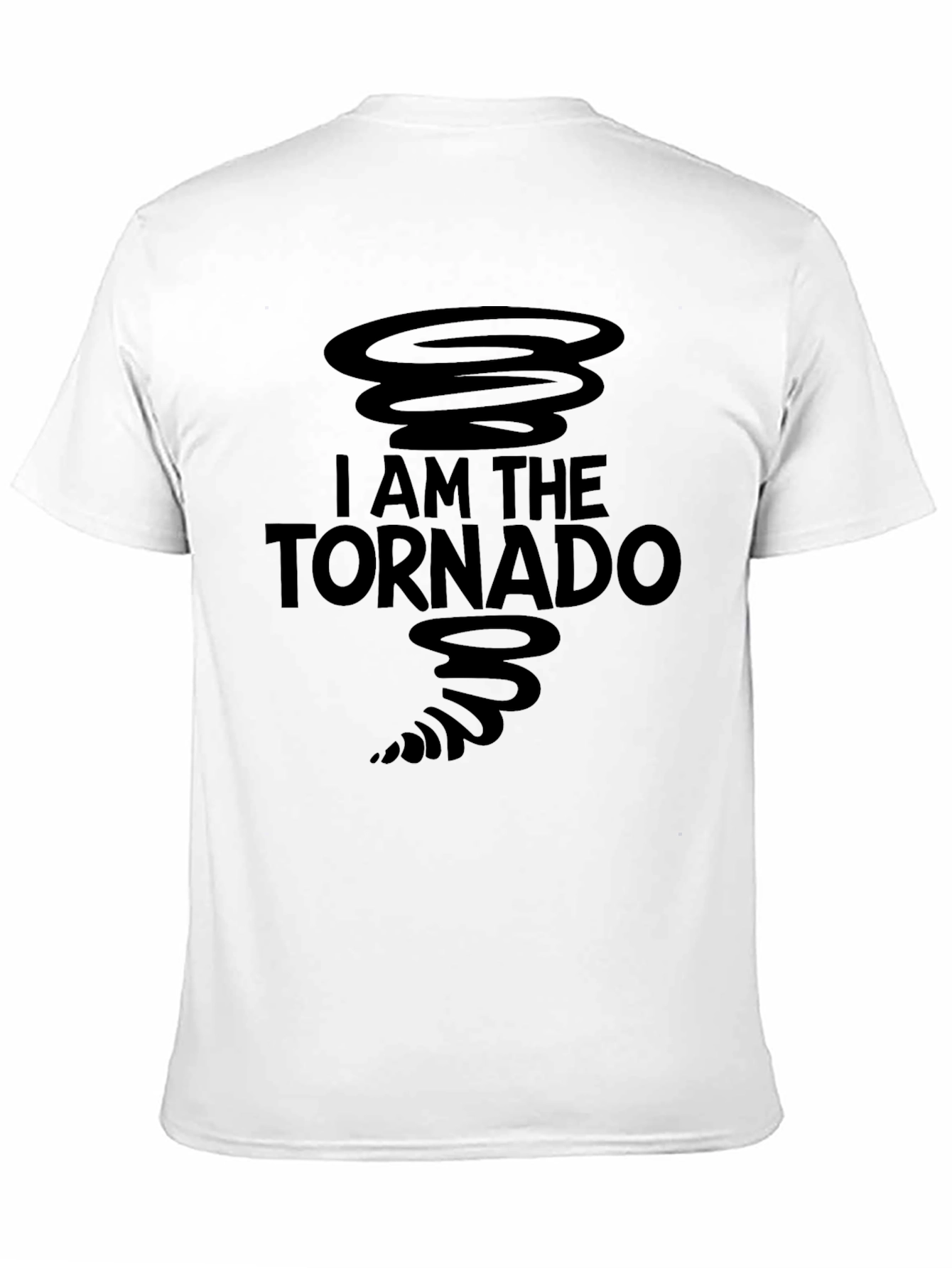 I am the Tornado Graphic Tee - Black