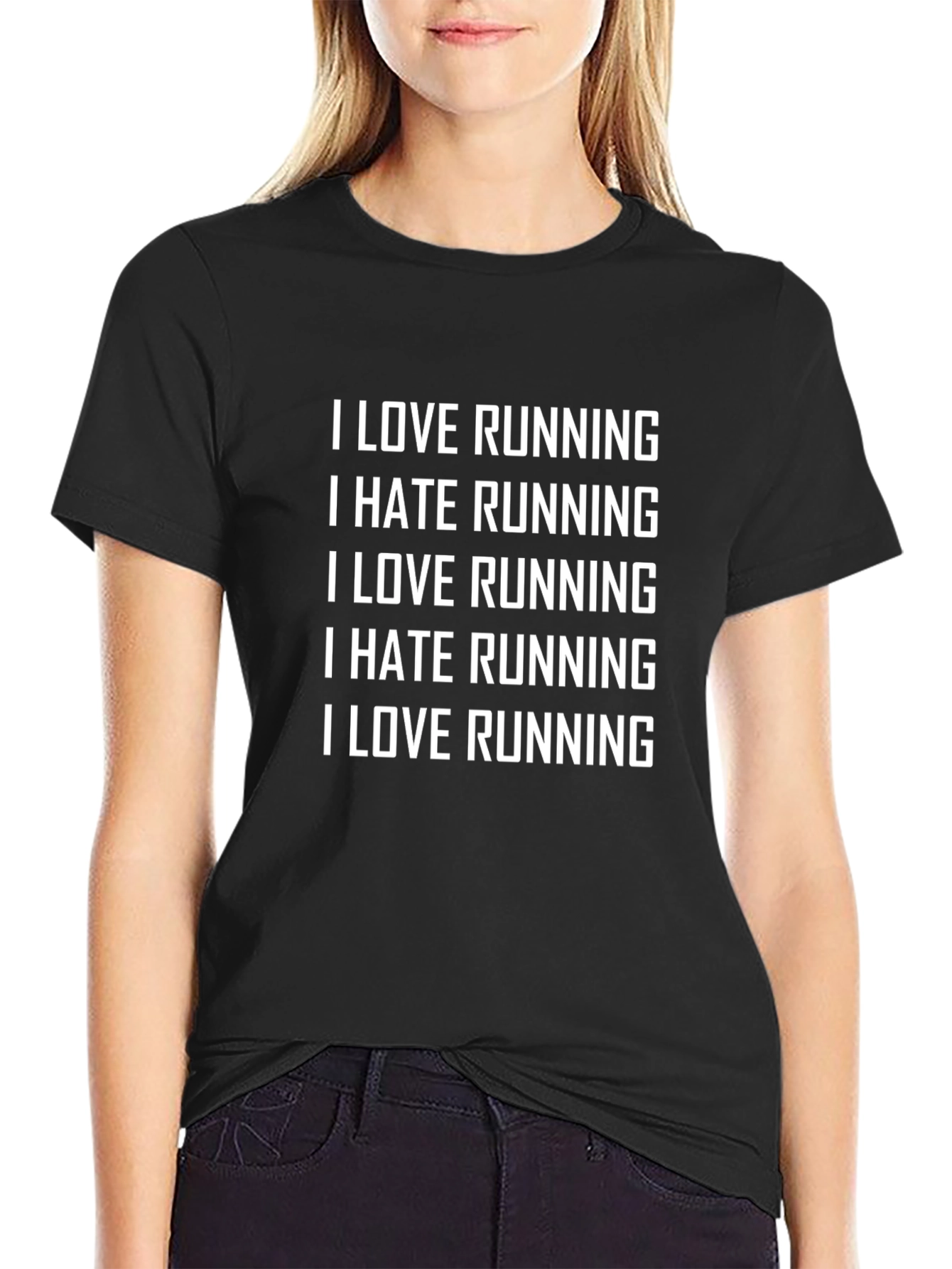 I Love Running / Hate Running Graphic Tee