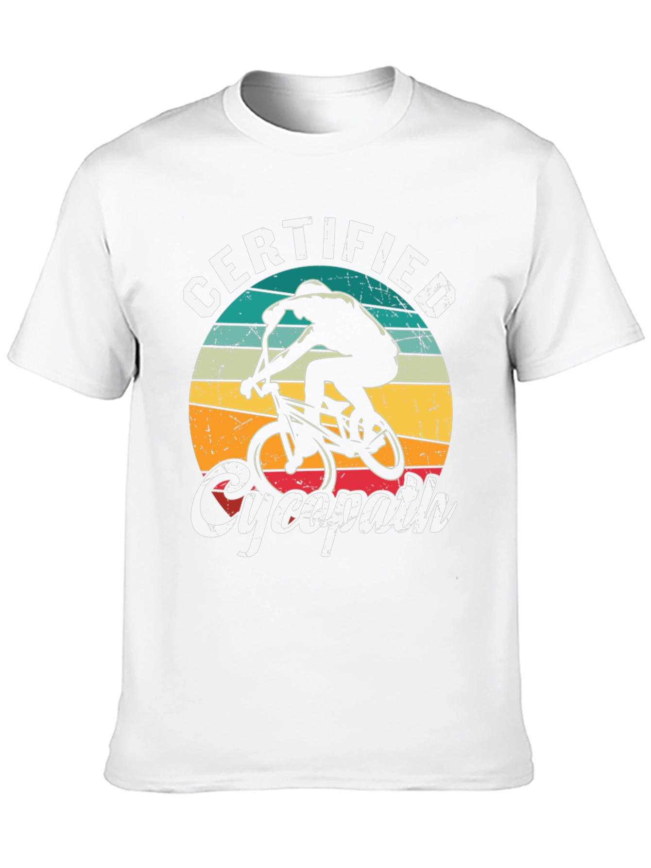 Certified Cycopath T-Shirt - Cycling Humor Tee