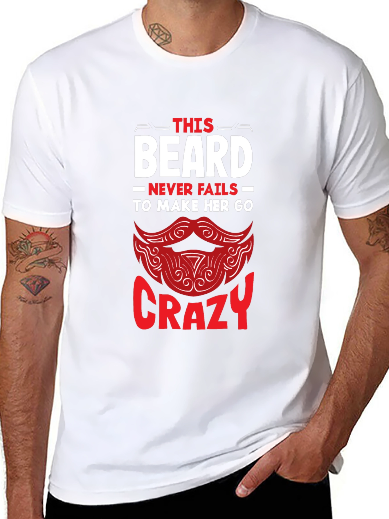 Beard Makes Her Crazy Graphic T-Shirt