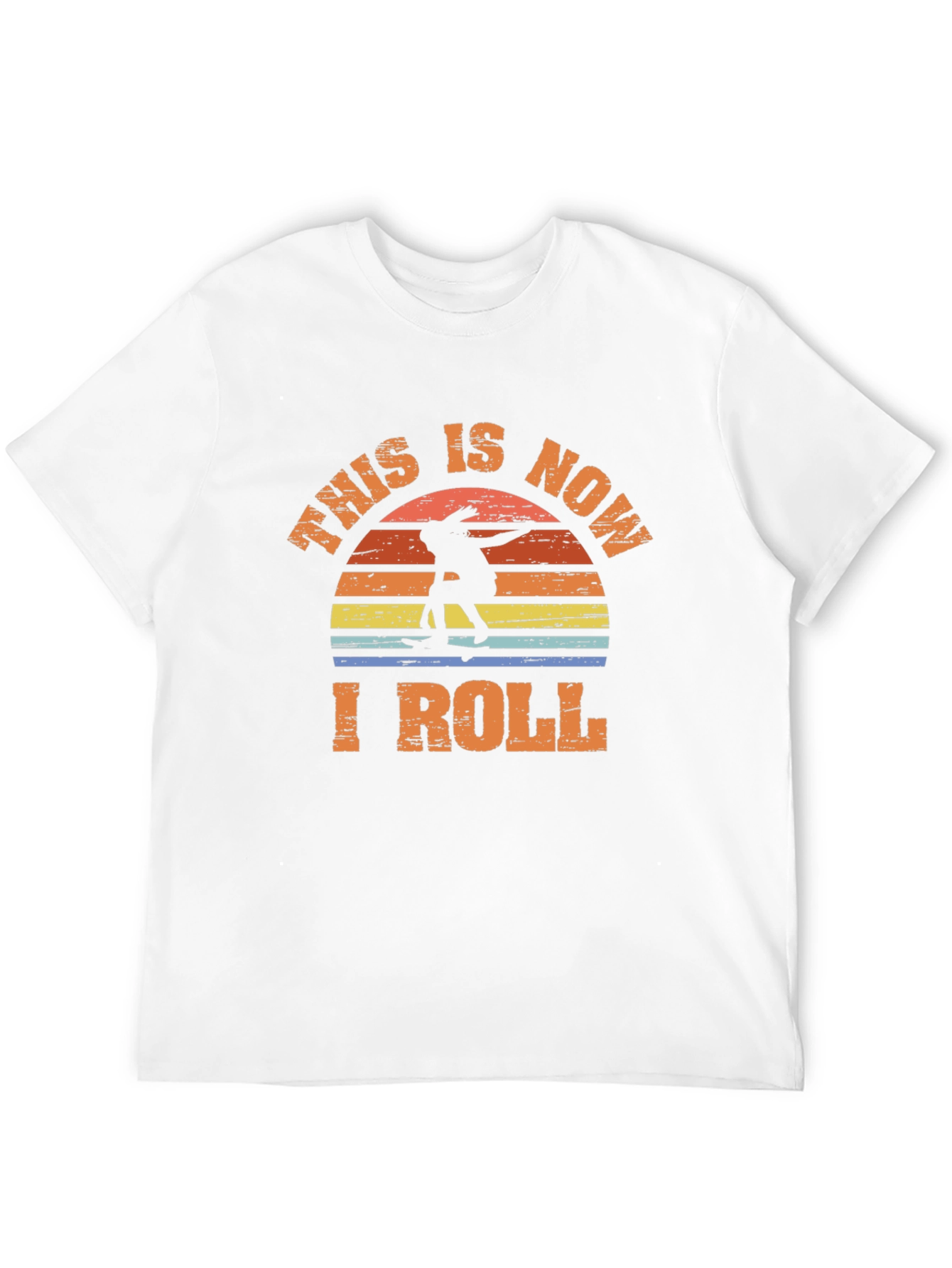 This is Now I Roll Skateboarder Graphic Tee