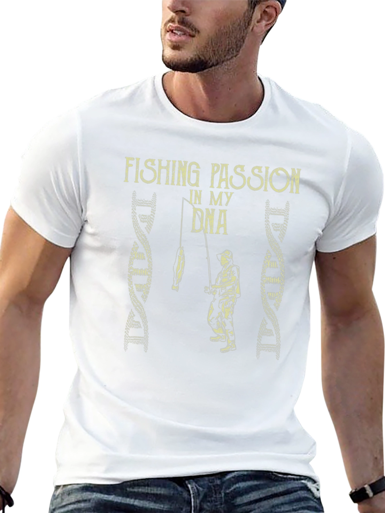 Fishing Passion DNA T-Shirt - Fishermans Tee