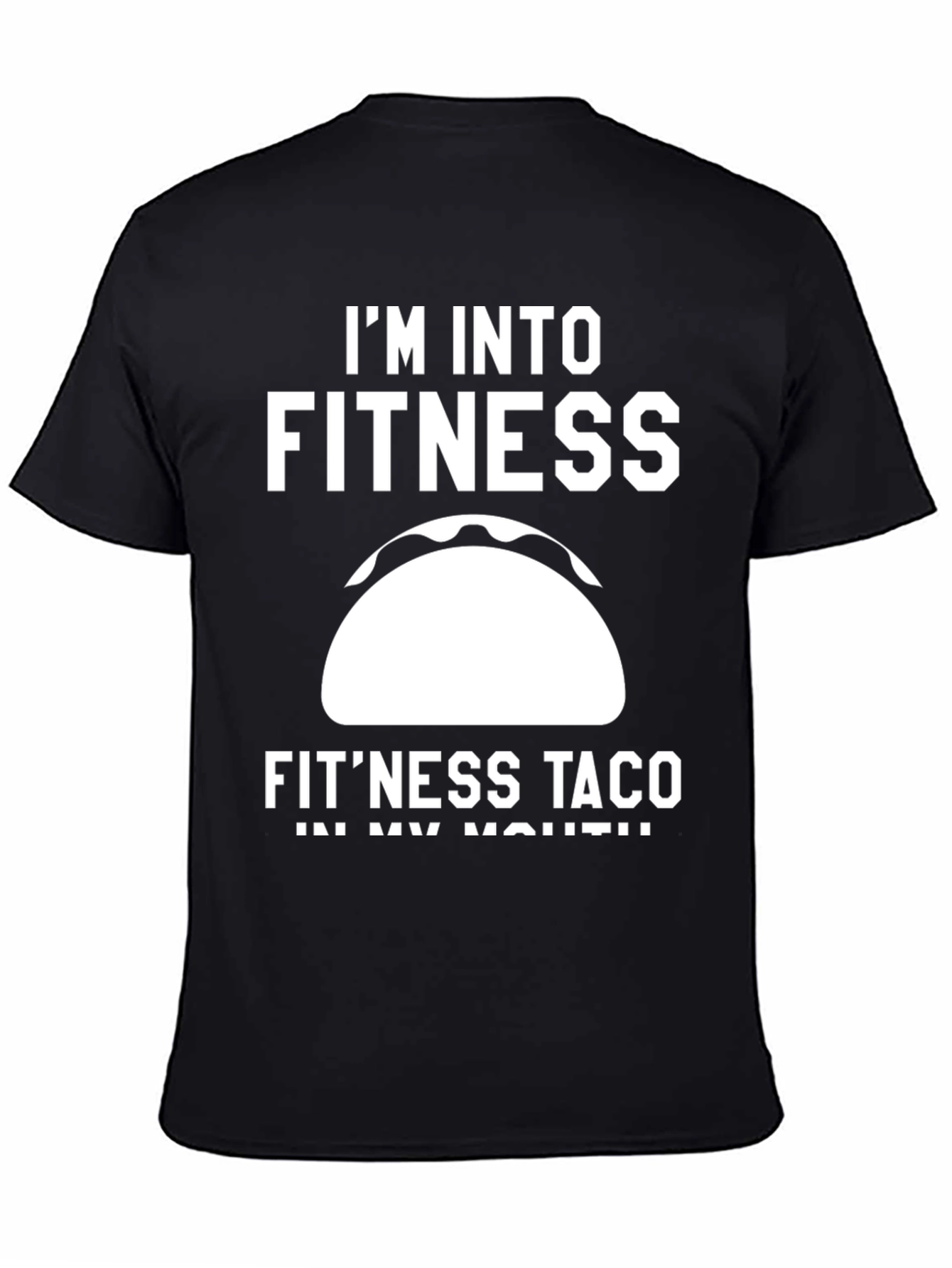 Fitness Taco Graphic T-Shirt - Funny Workout Tee