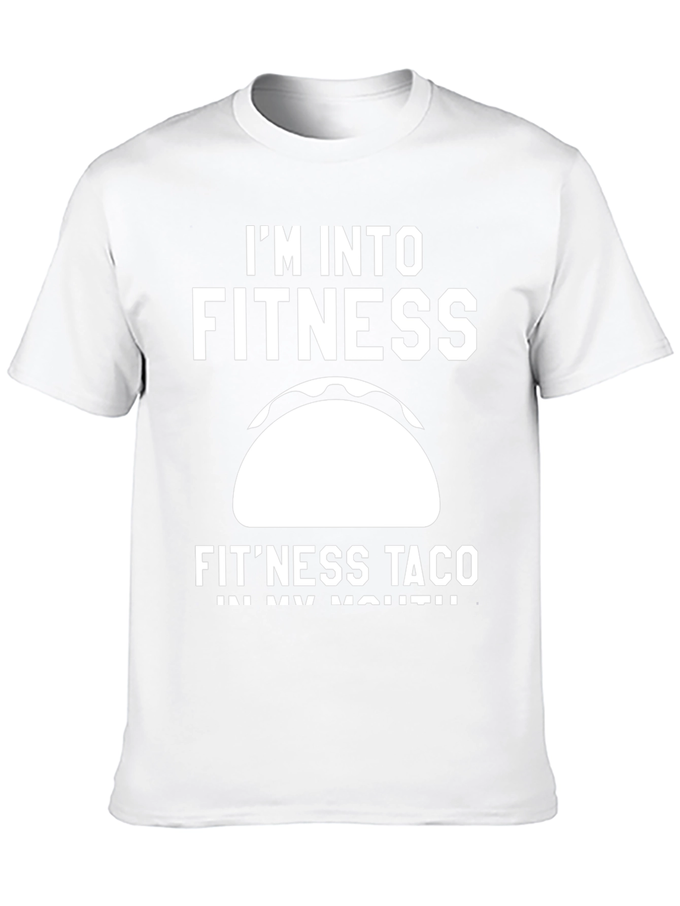 Fitness Taco Graphic T-Shirt - Funny Workout Tee