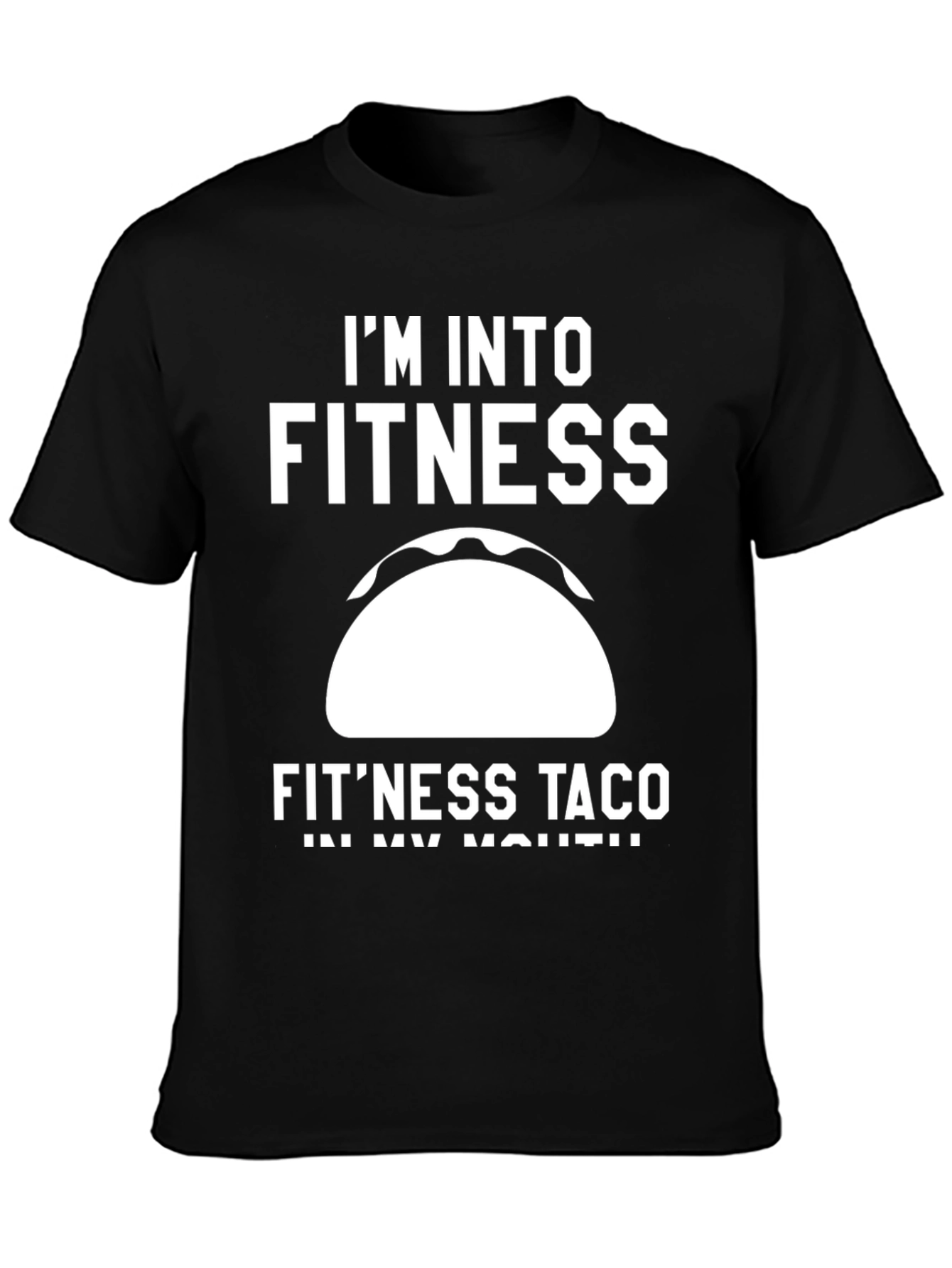 Fitness Taco Graphic T-Shirt - Funny Workout Tee