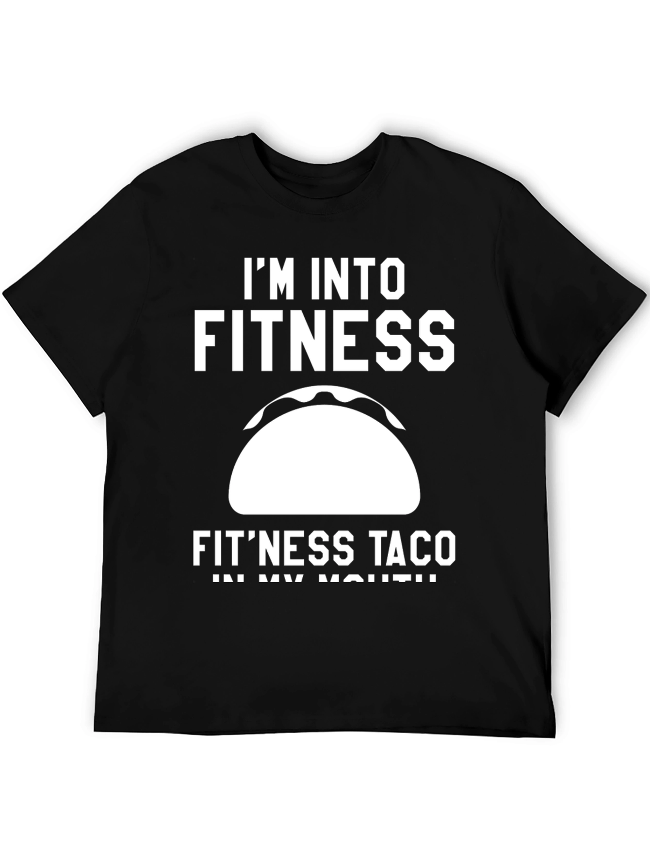 Fitness Taco Graphic T-Shirt - Funny Workout Tee