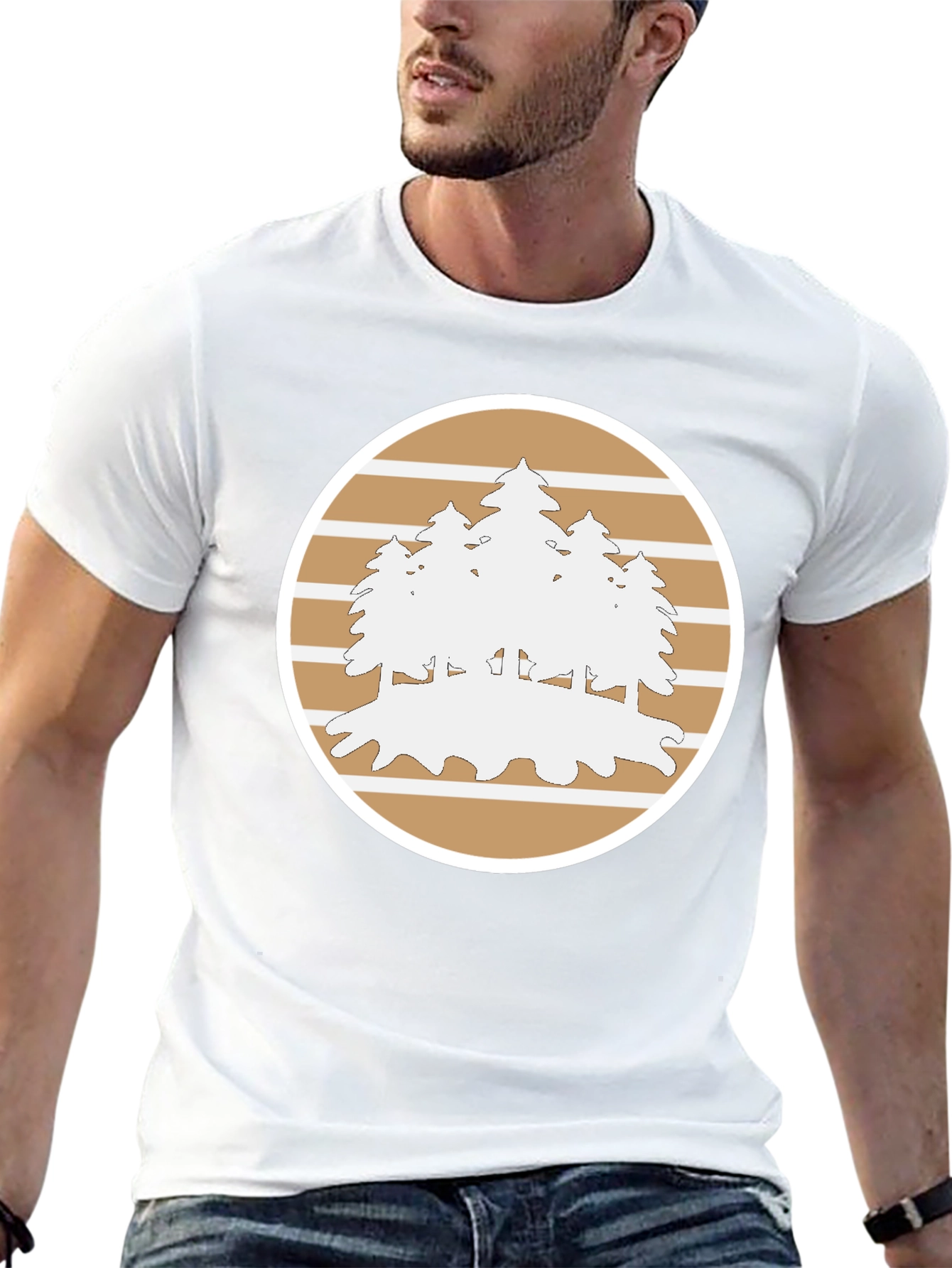 Nature Scene Graphic Tee - Comfort Fit