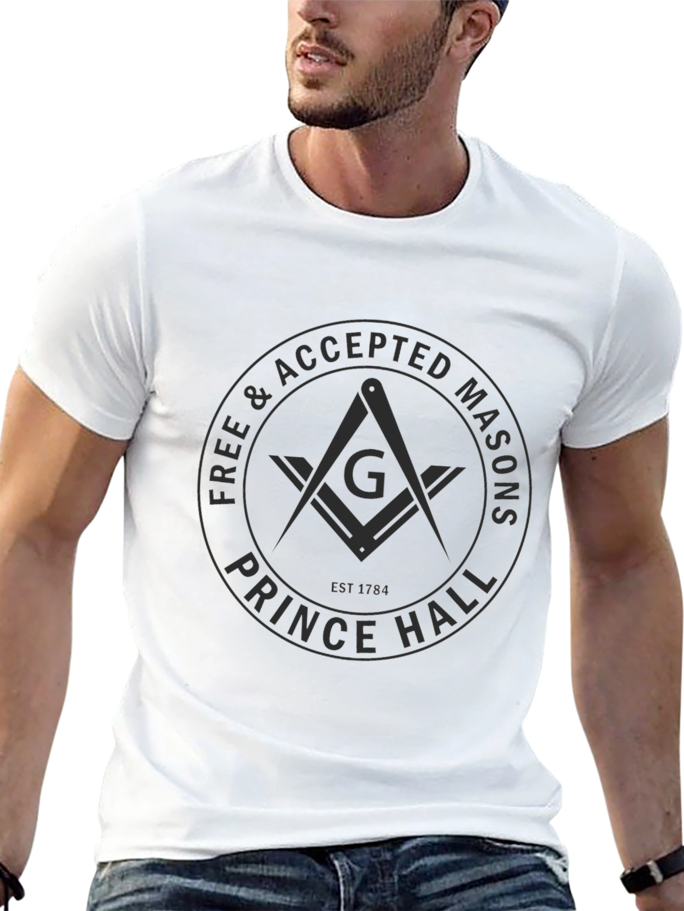 Prince Hall Freemason T-Shirt - Black