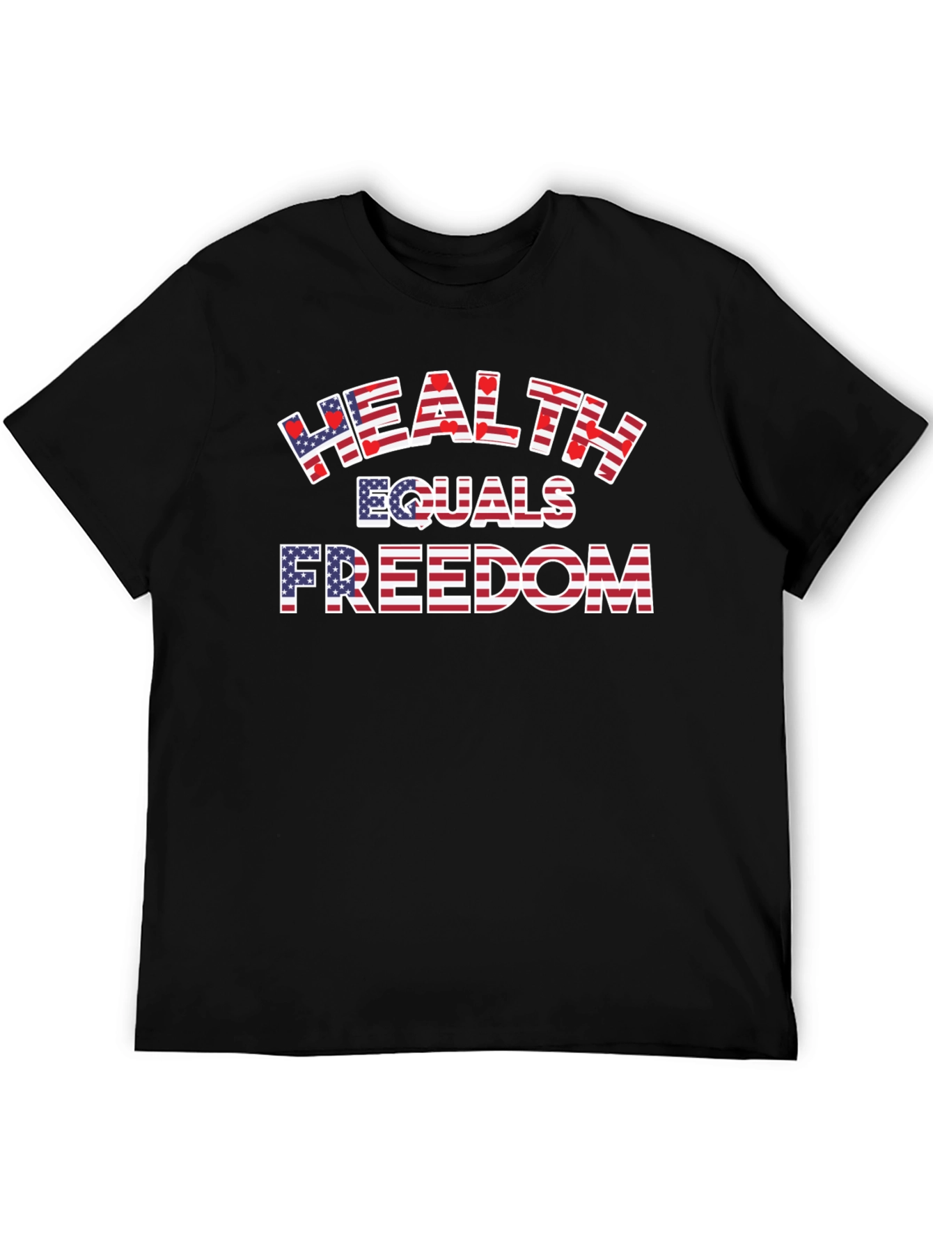 Health Equals Freedom Graphic T-Shirt