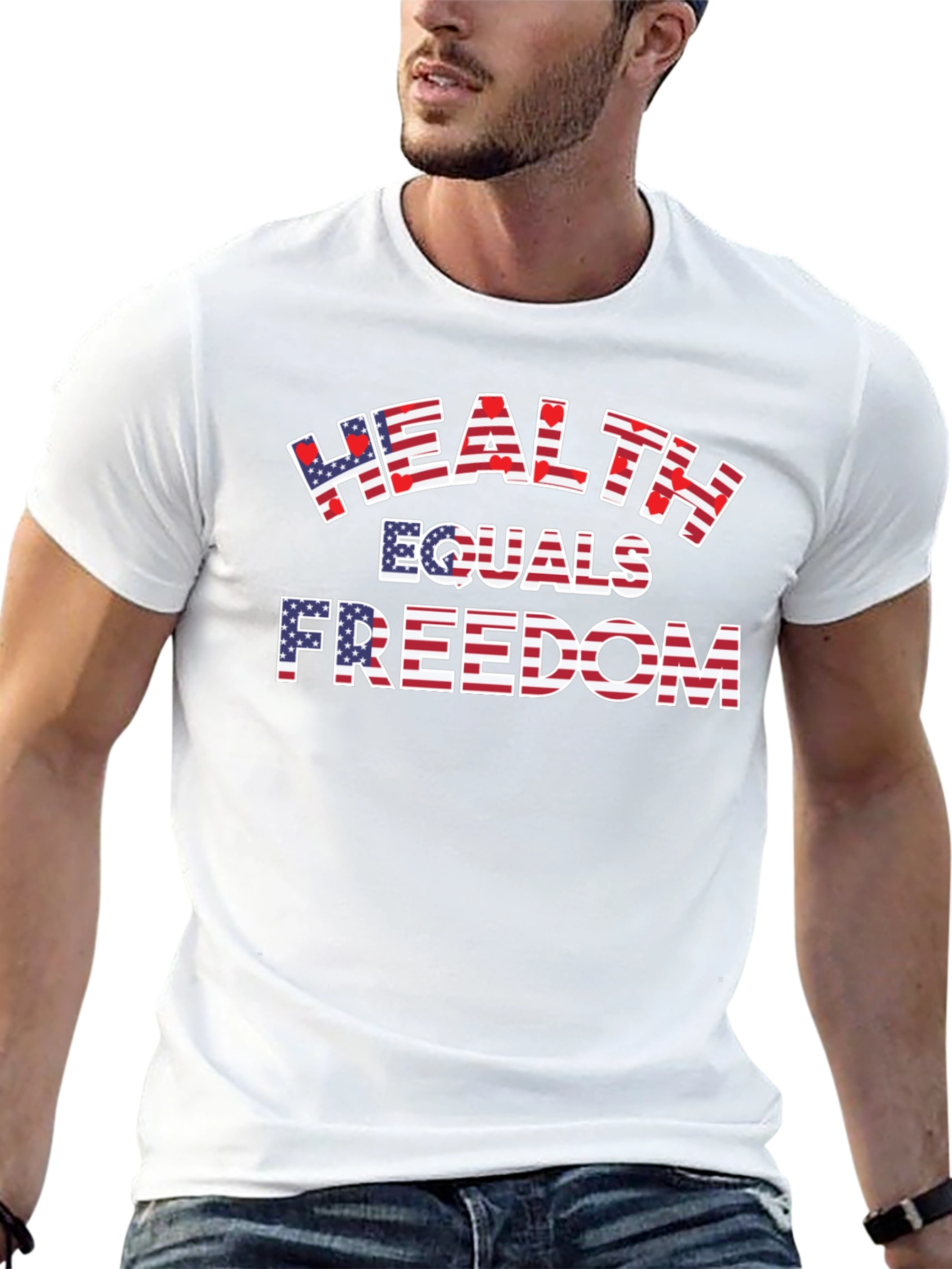 Health Equals Freedom Graphic T-Shirt