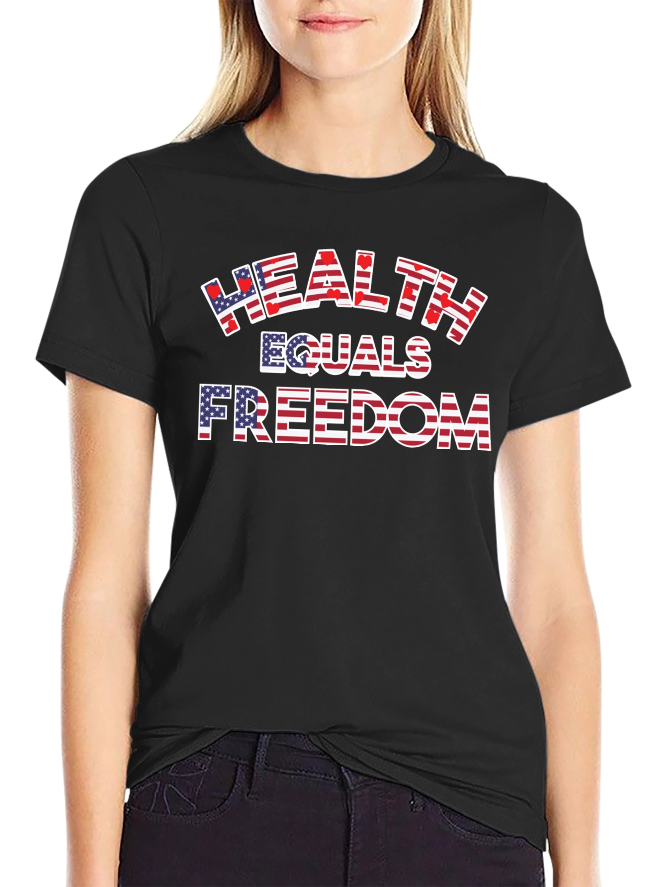 Health Equals Freedom Graphic T-Shirt