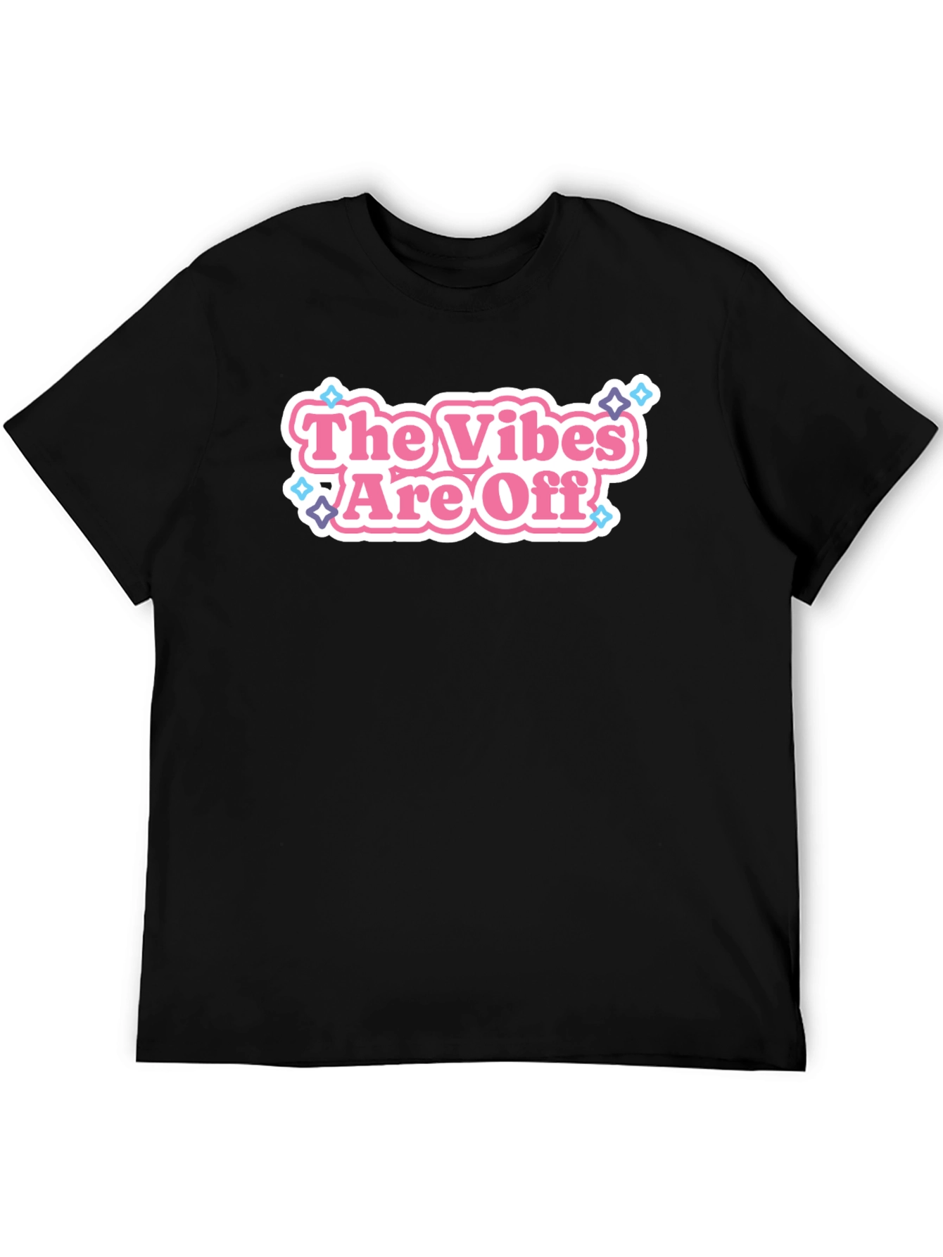 The Vibes Are Off Graphic T-Shirt - Black