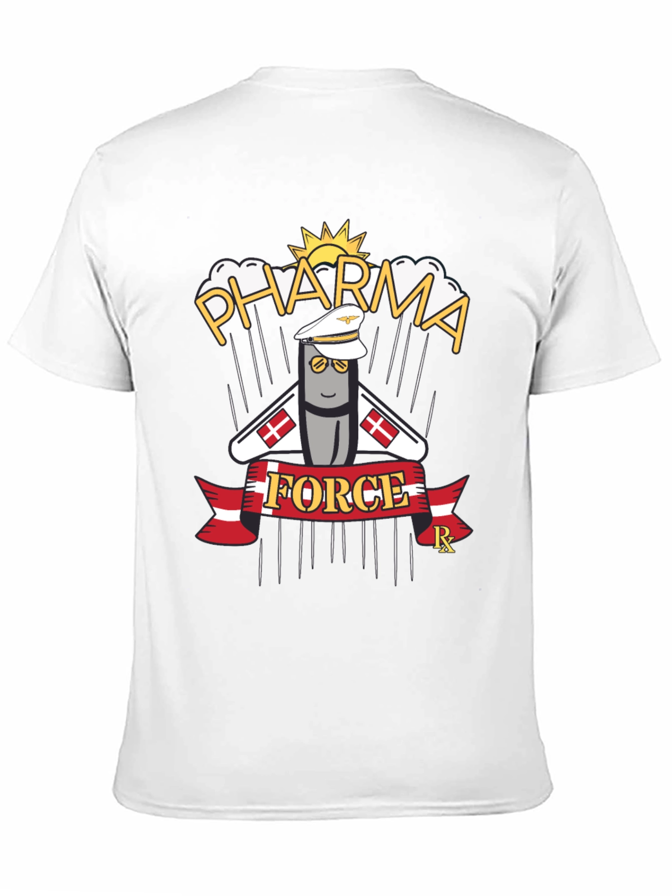 Pharma Force Graphic T-Shirt - Pill Pilot Design