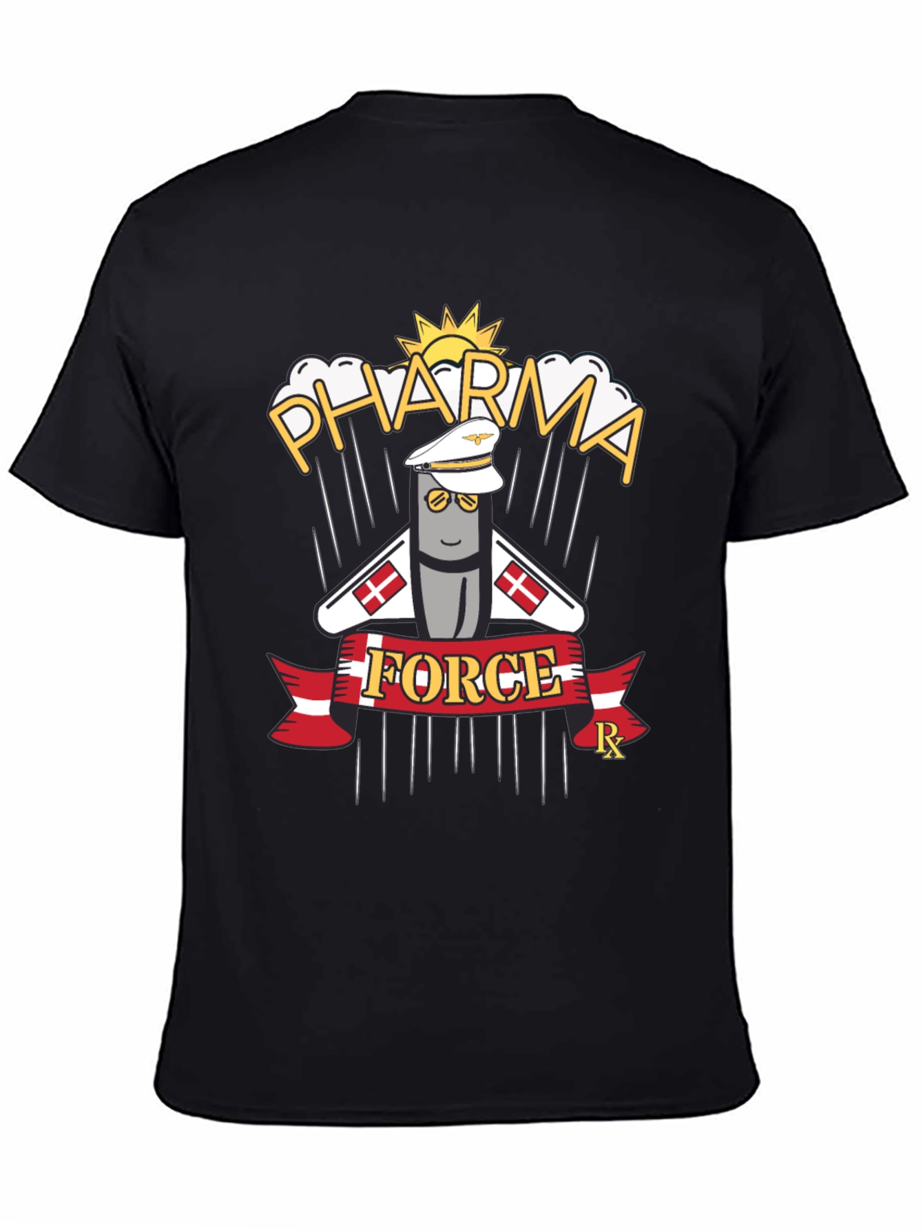 Pharma Force Graphic T-Shirt - Pill Pilot Design