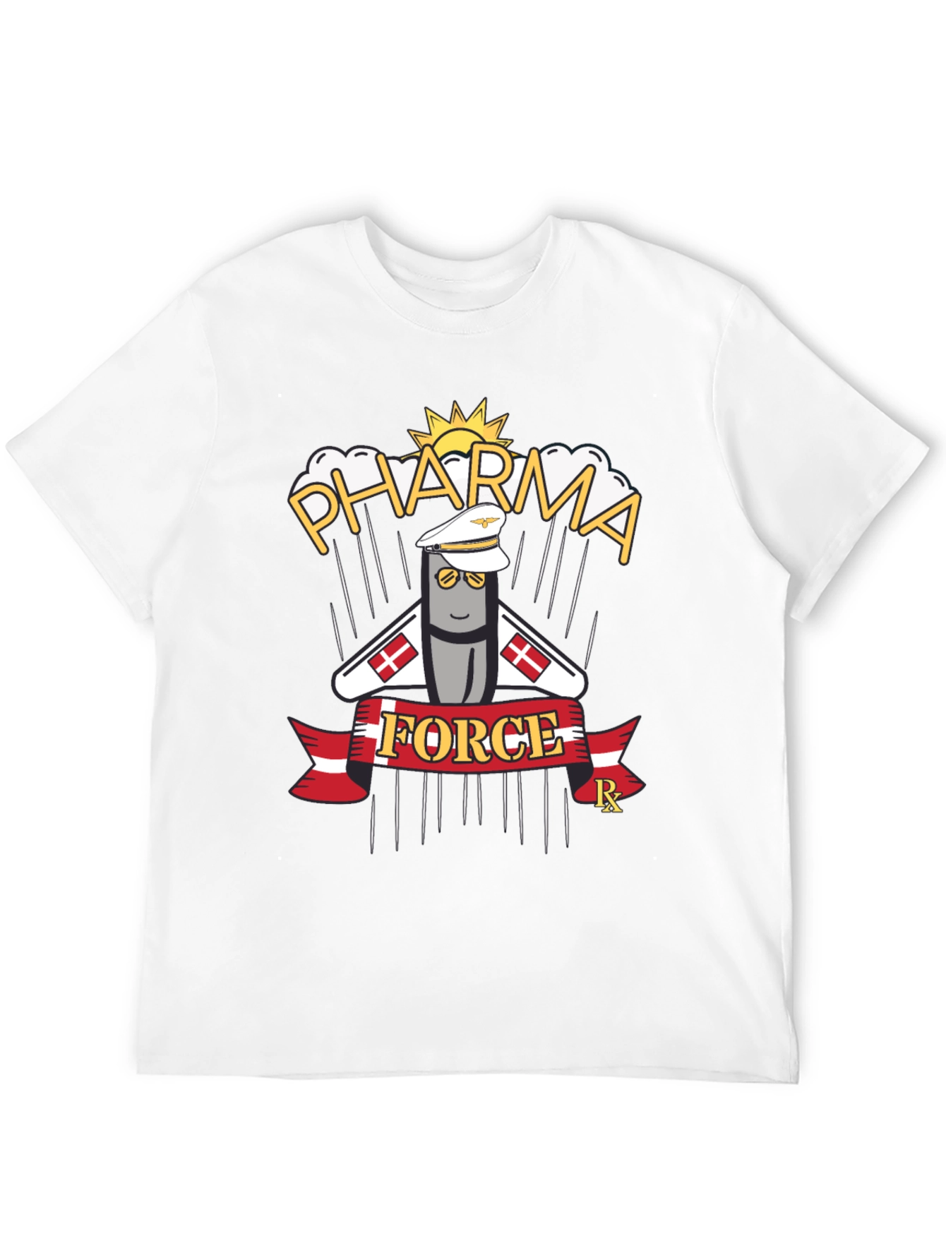 Pharma Force Graphic T-Shirt - Pill Pilot Design