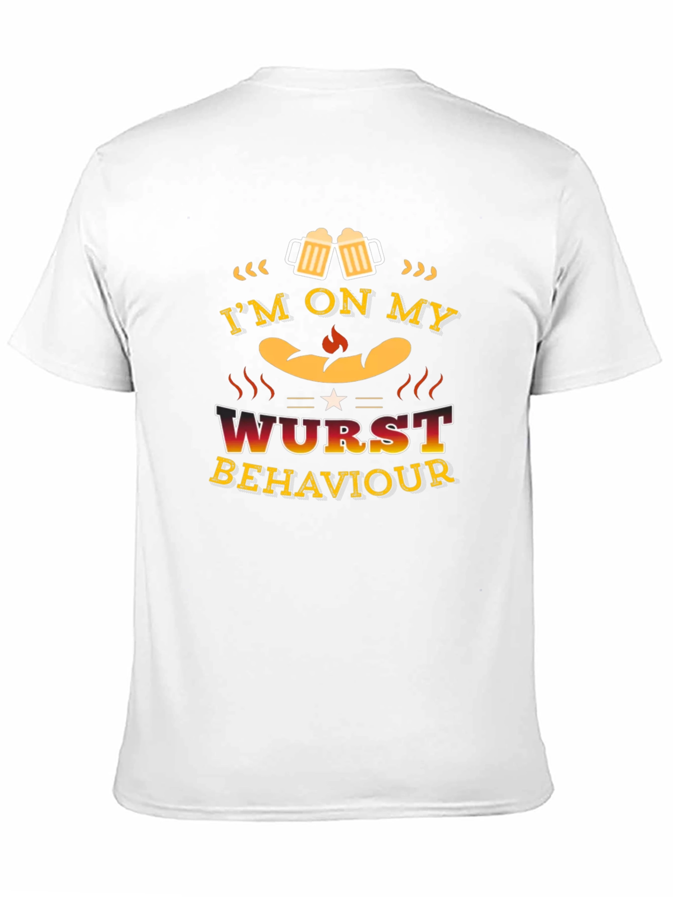 Im on My Wurst Behaviour Funny T-Shirt