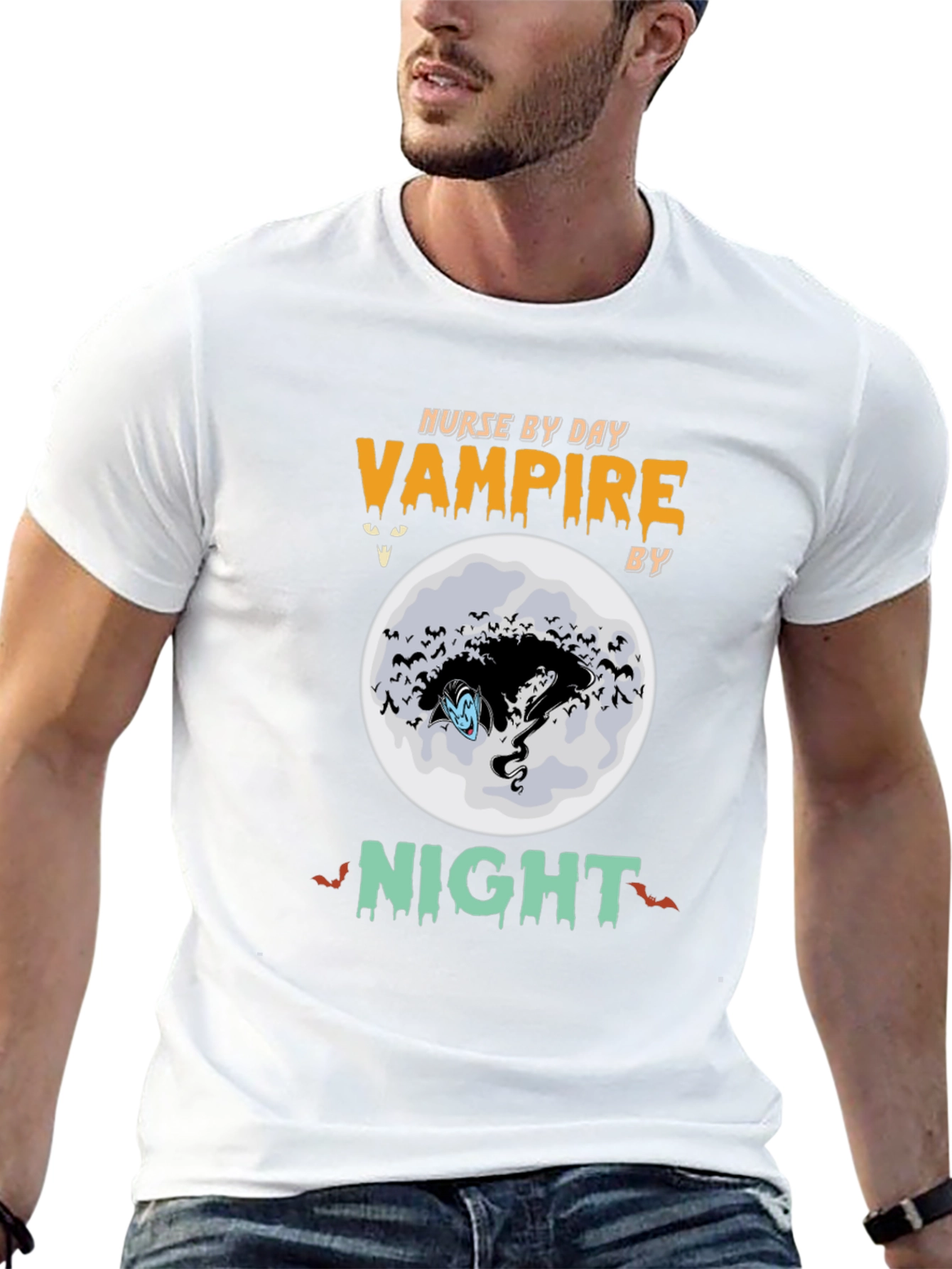 Nurse Vampire T-Shirt - Halloween Apparel