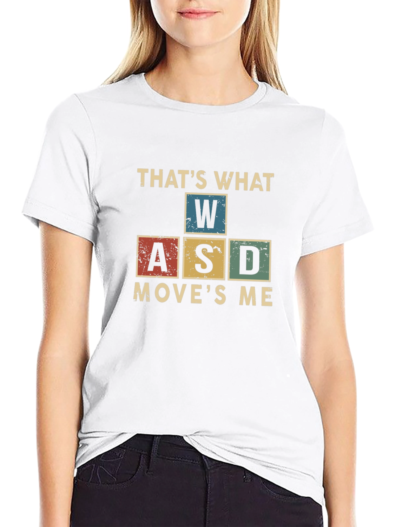 Gamer T-Shirt - WASD Moves Me