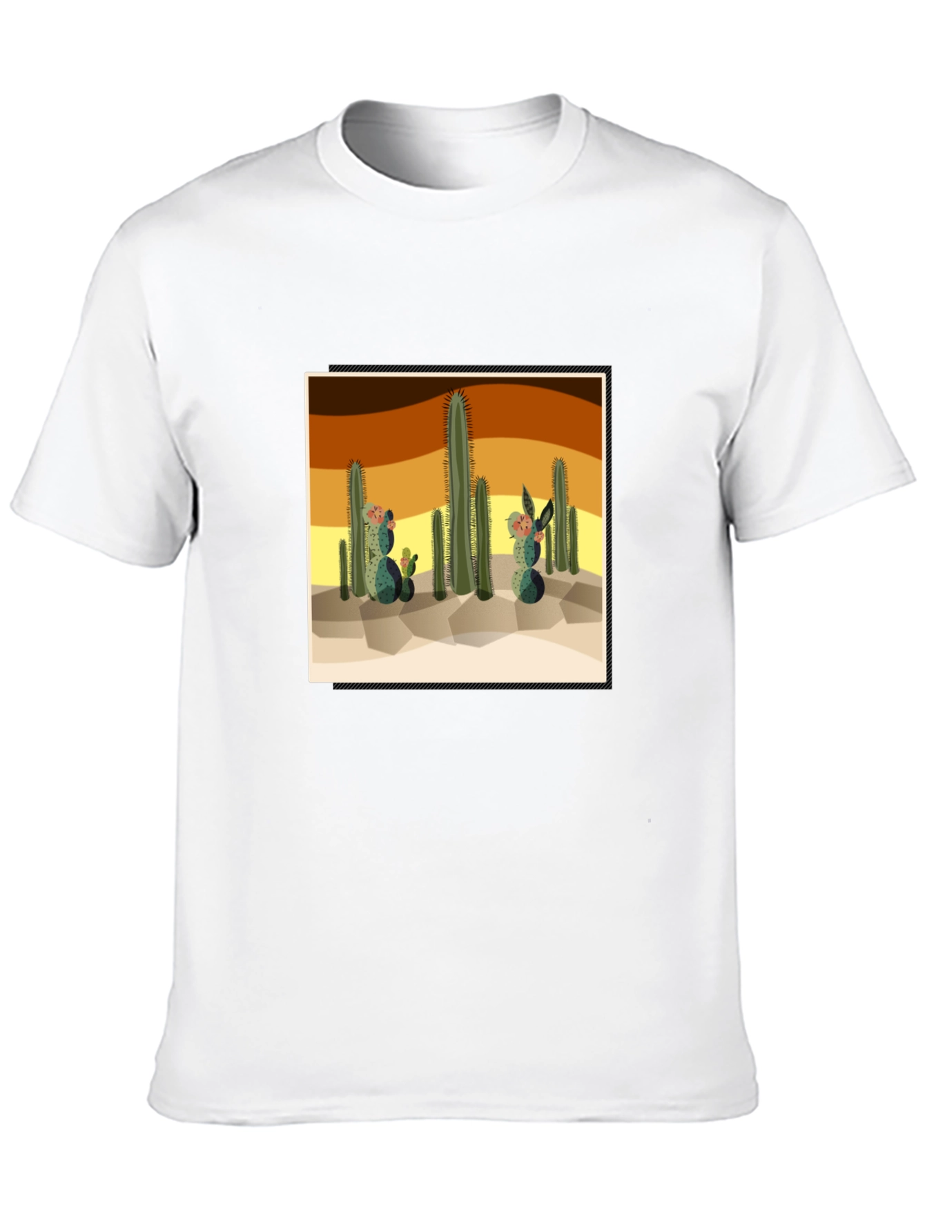 Cactus Desert Graphic Tee - Unisex Short Sleeve