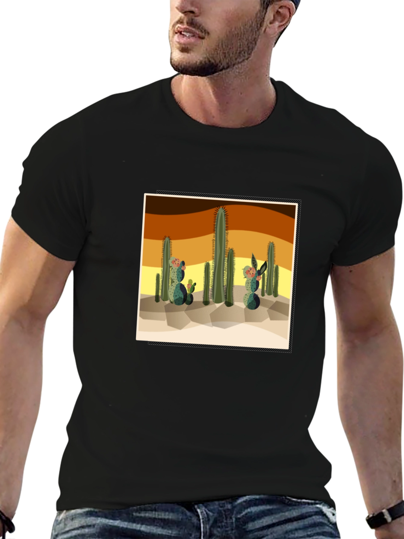 Cactus Desert Graphic Tee - Unisex Short Sleeve