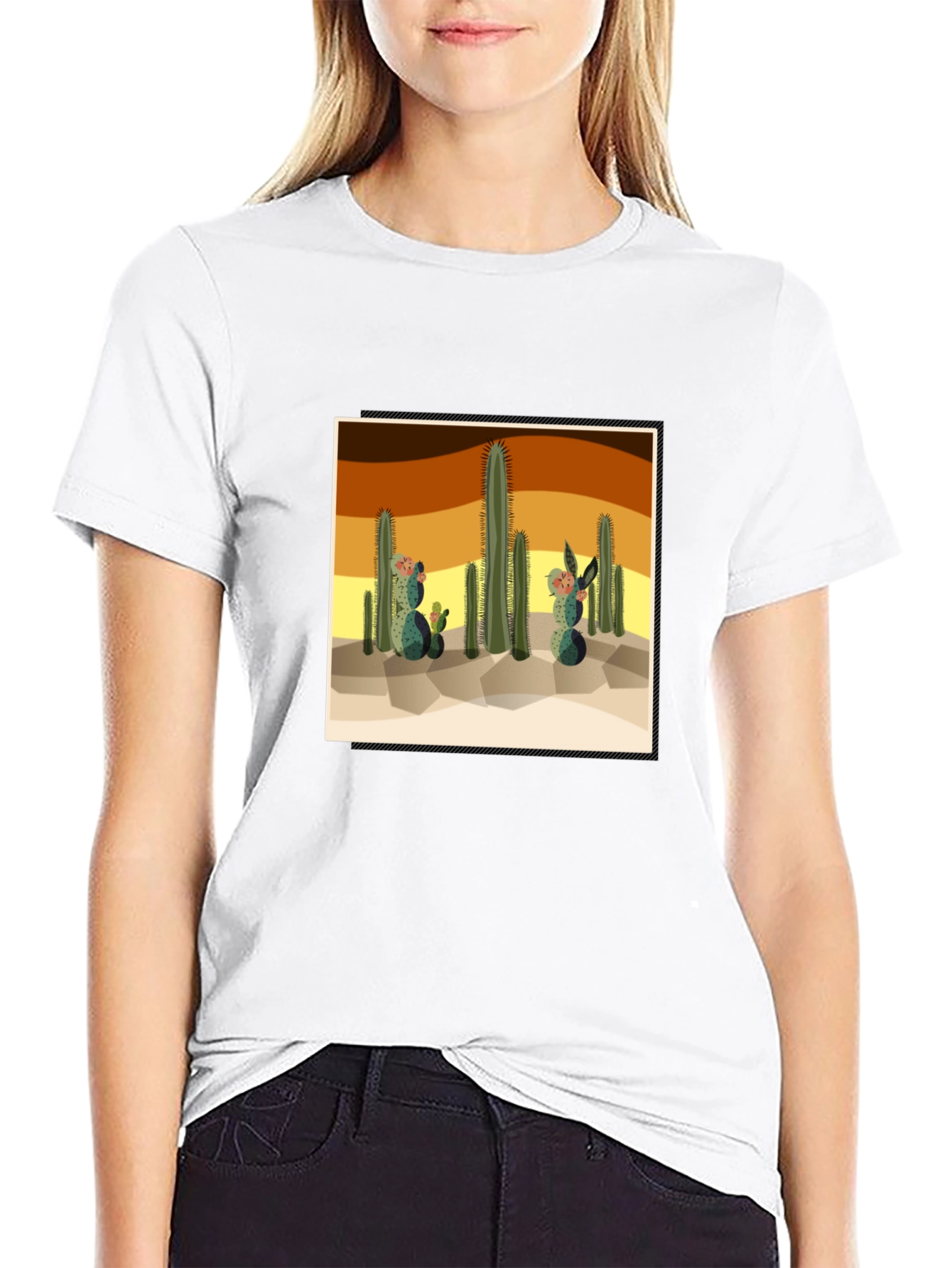 Cactus Desert Graphic Tee - Unisex Short Sleeve