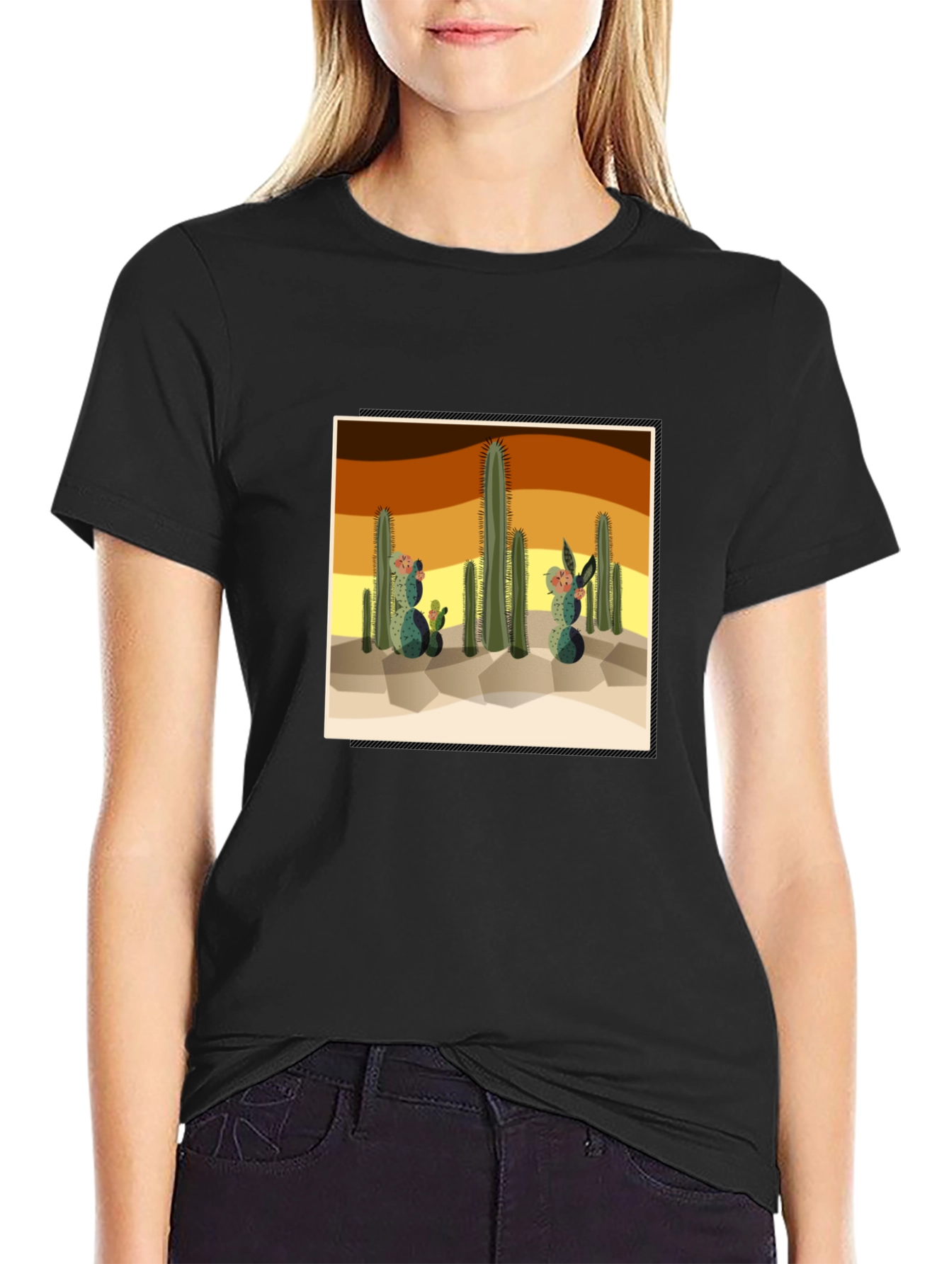 Cactus Desert Graphic Tee - Unisex Short Sleeve