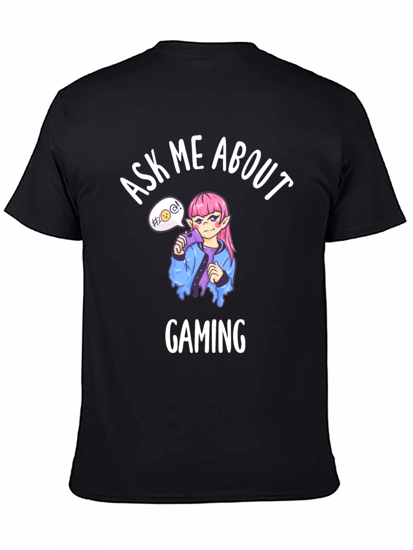 Ask Me About Gaming T-Shirt - Anime Gamer Tee