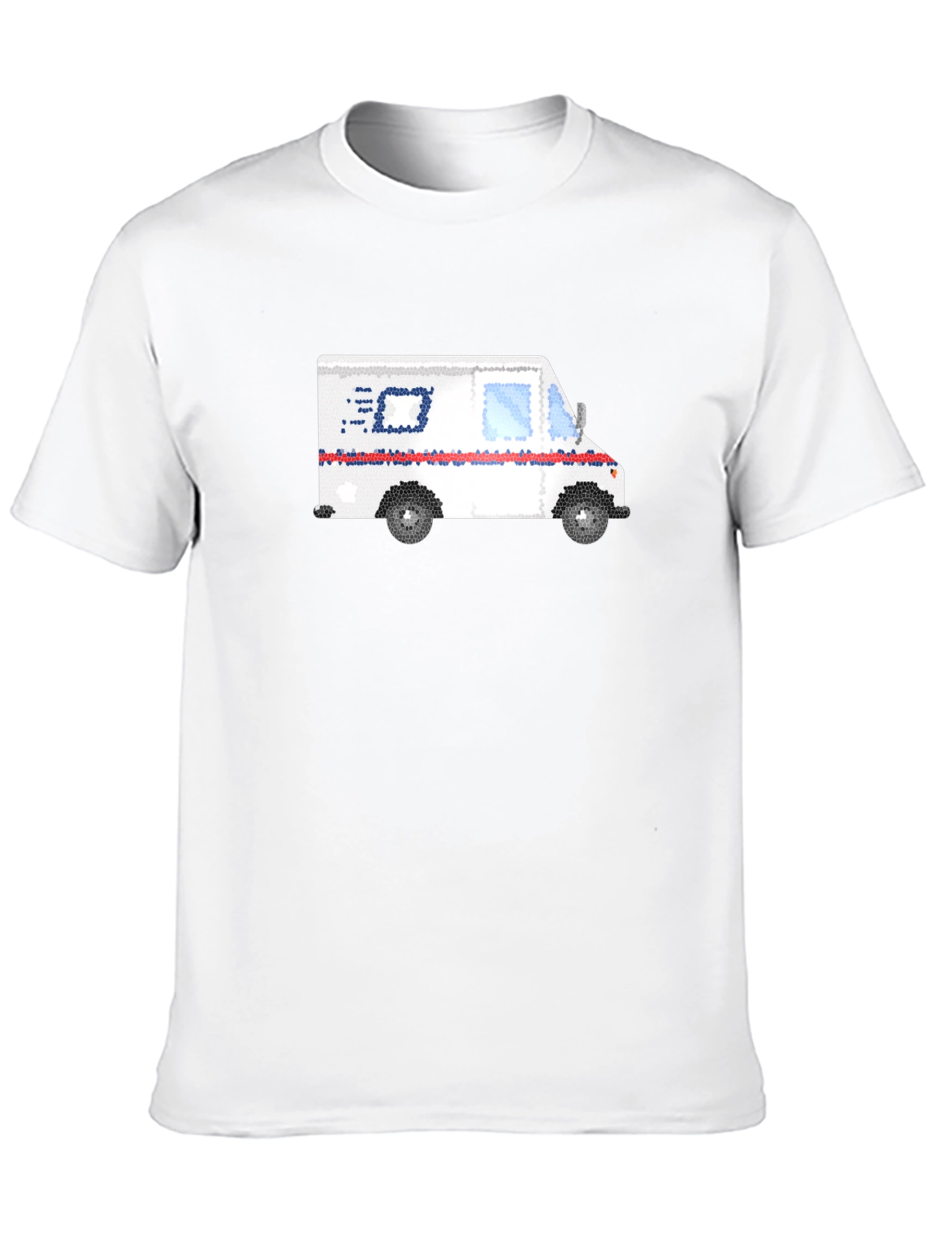 USPS Truck Graphic Tee - Black