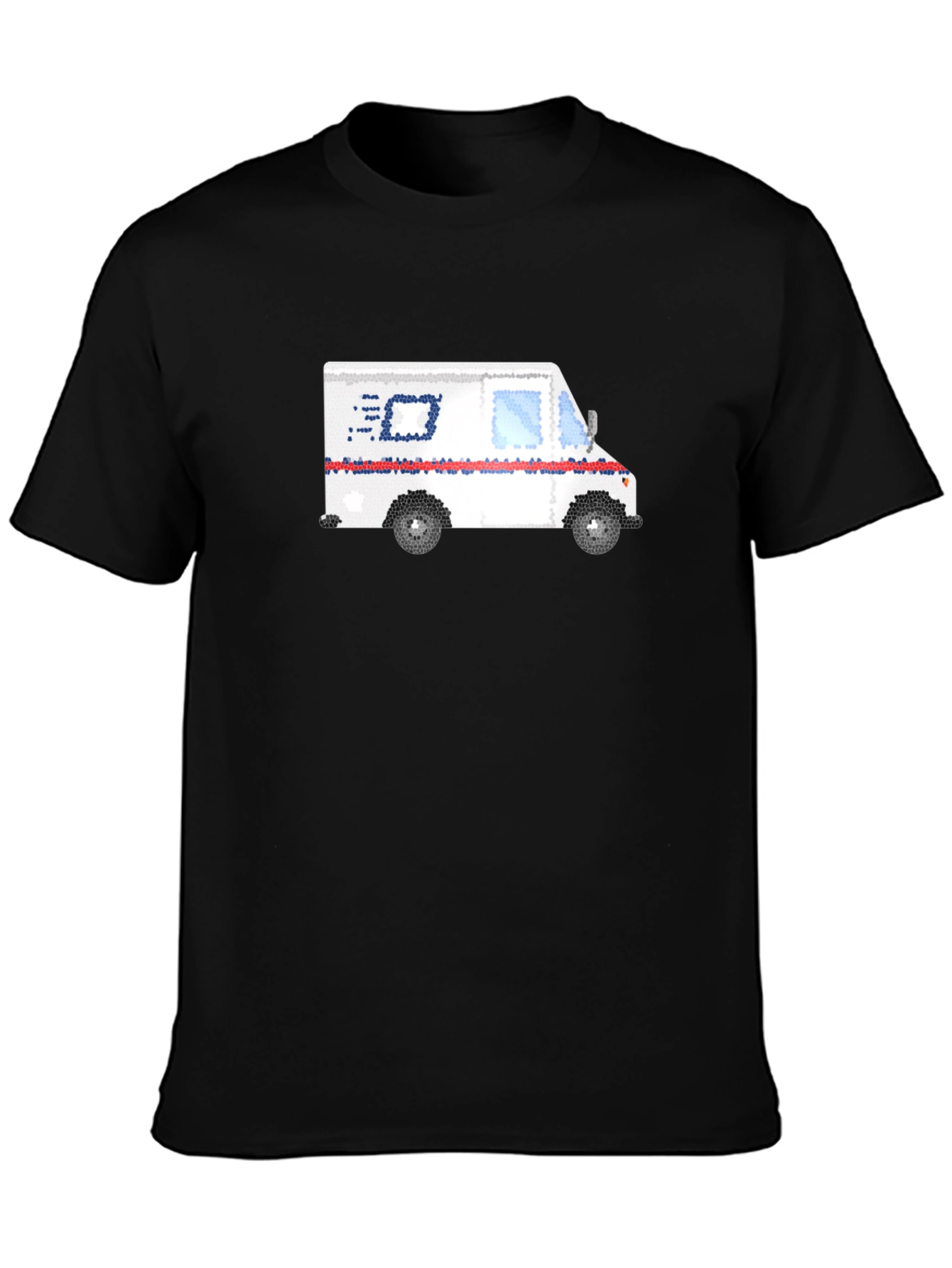 USPS Truck Graphic Tee - Black