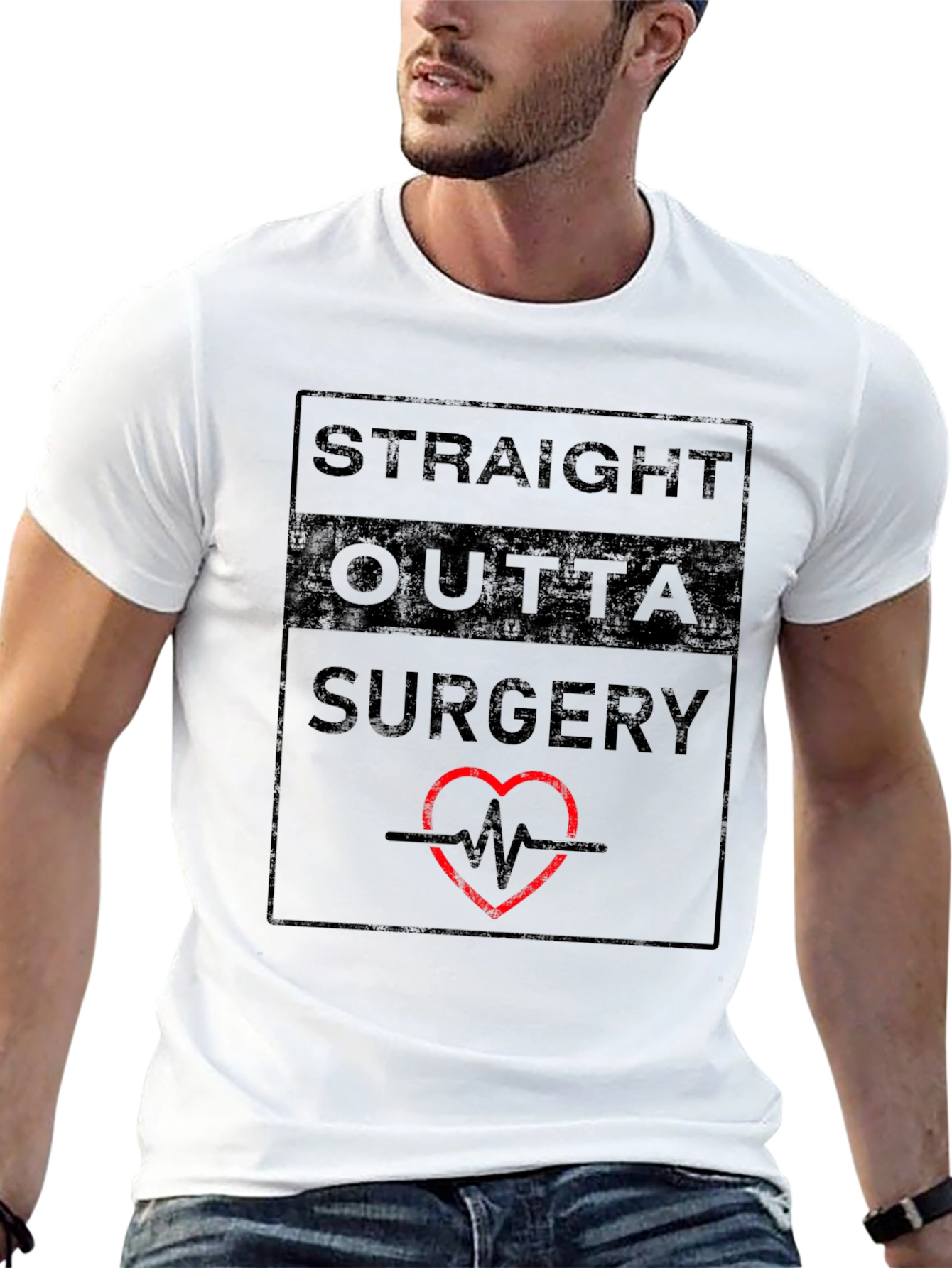Straight Outta Surgery T-Shirt - Funny Doctor/Patient Tee